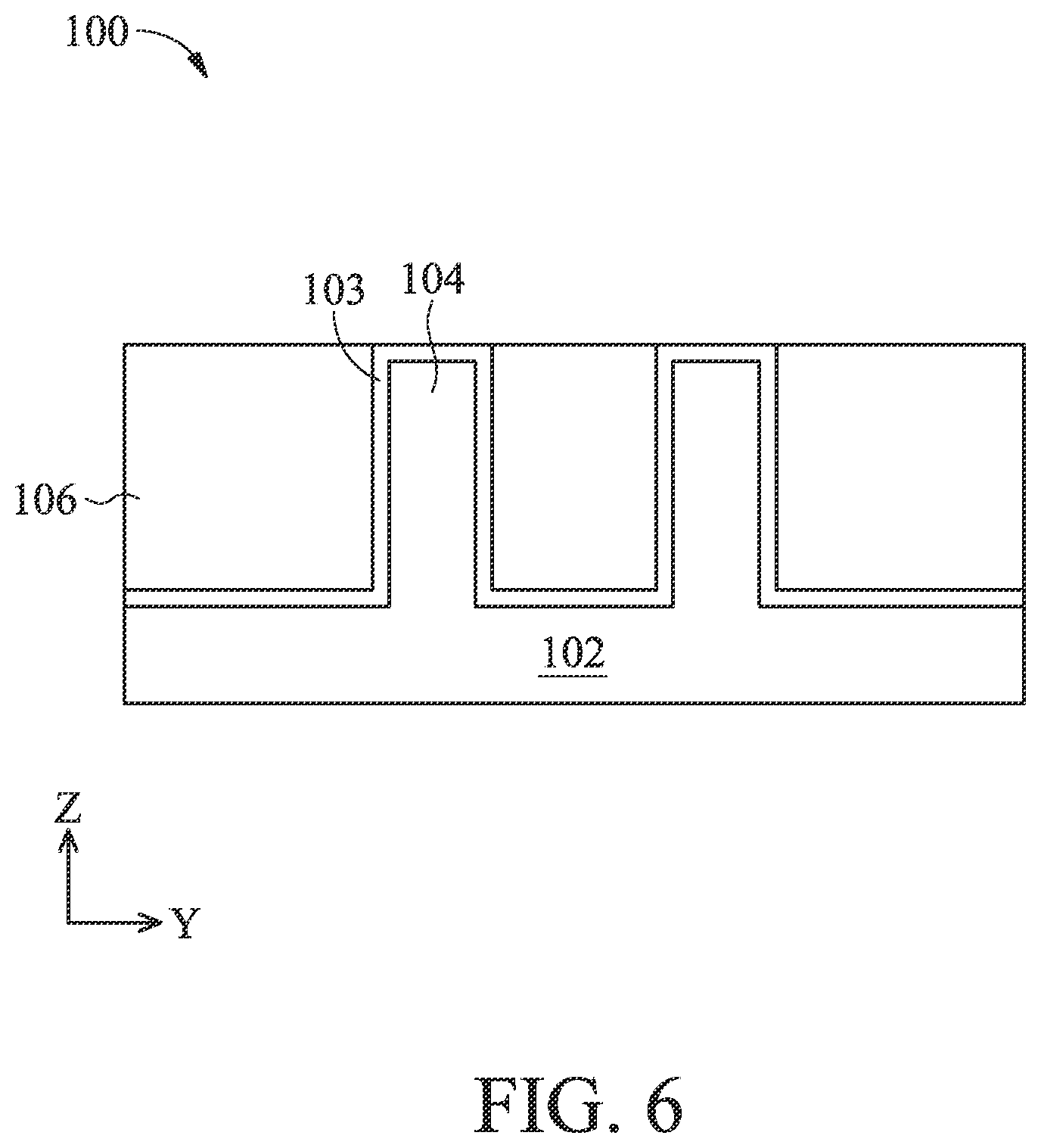 Patent US11824101 Figure 9 – High aspect ratio gate structure formation
