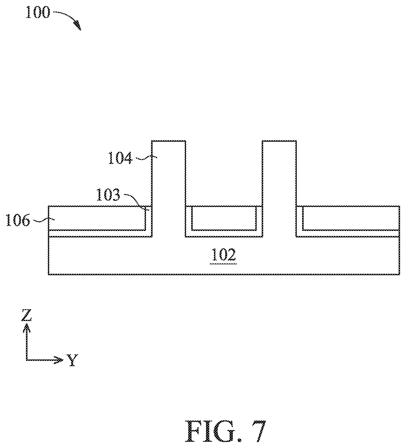 Patent US11824101 Figure 10 – High aspect ratio gate structure formation