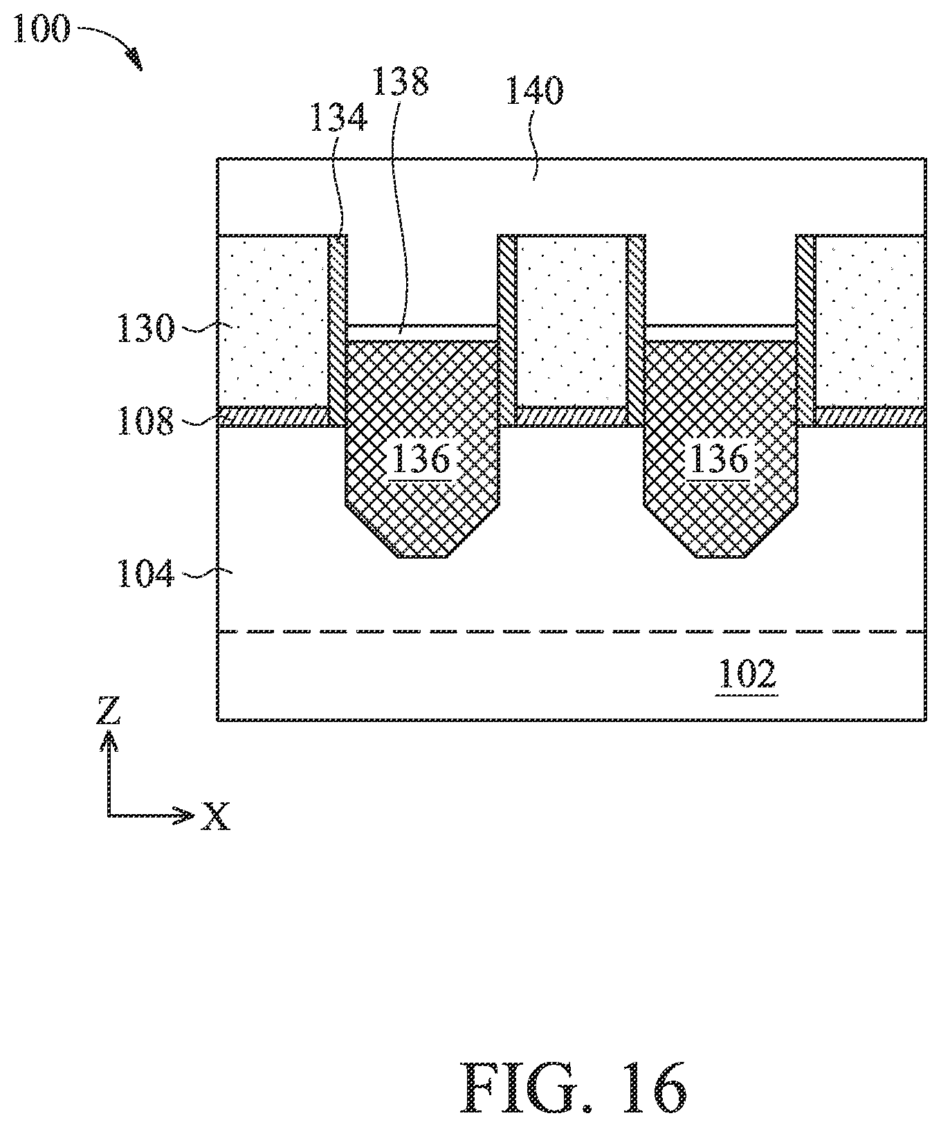 Patent US11824101 Figure 19 – High aspect ratio gate structure formation
