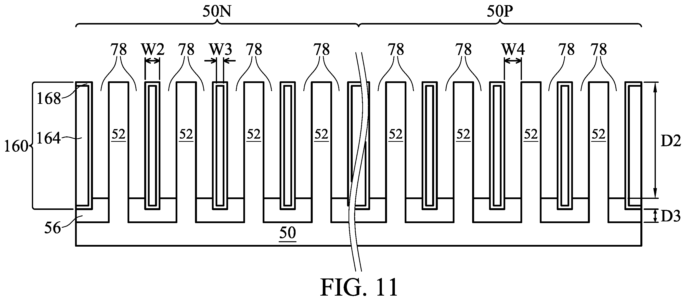 Patent US11824104 Figure 11 – Method of gap filling for semiconductor device