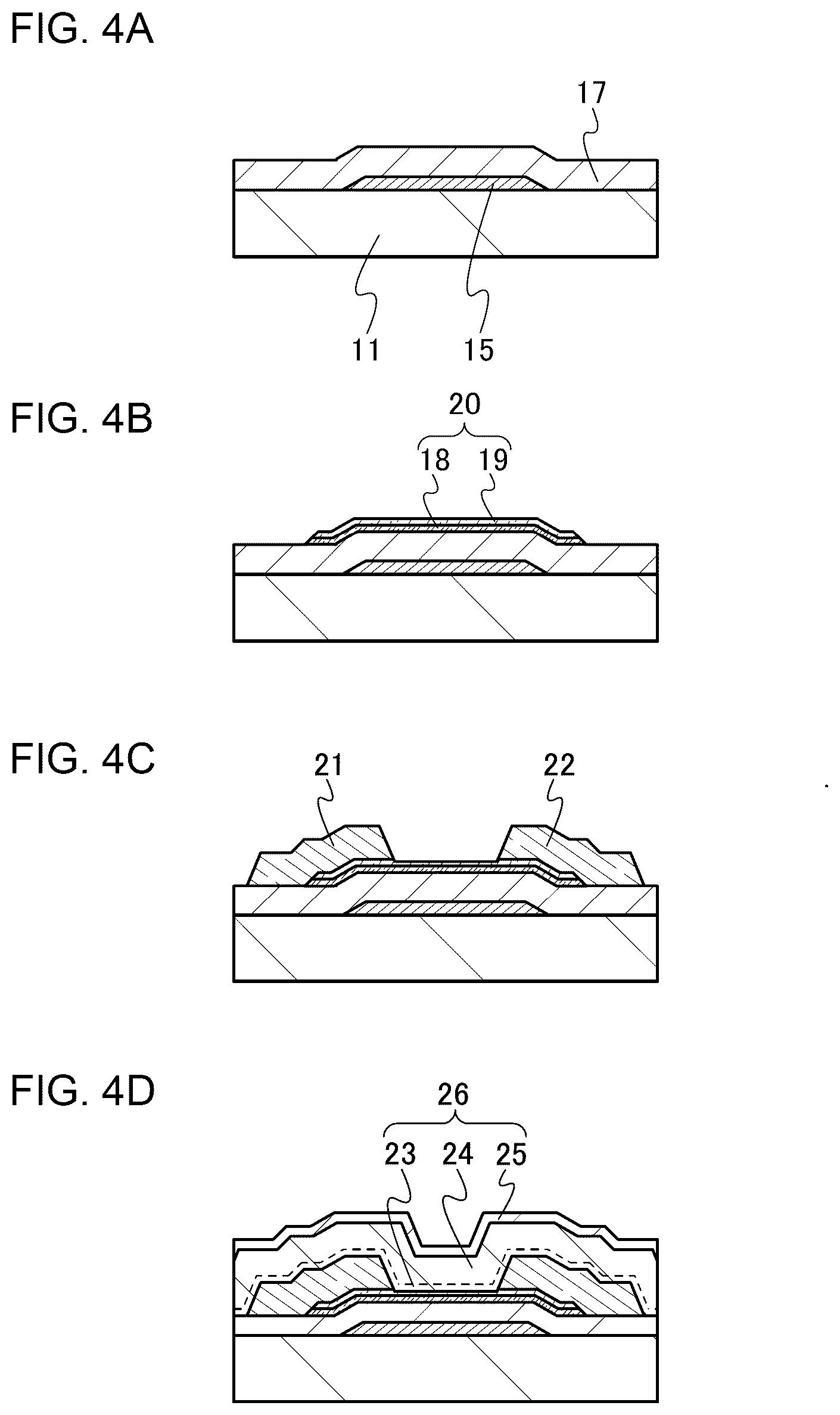 Patent US11824105 Figure 4 – Semiconductor device and method for manufacturing the same