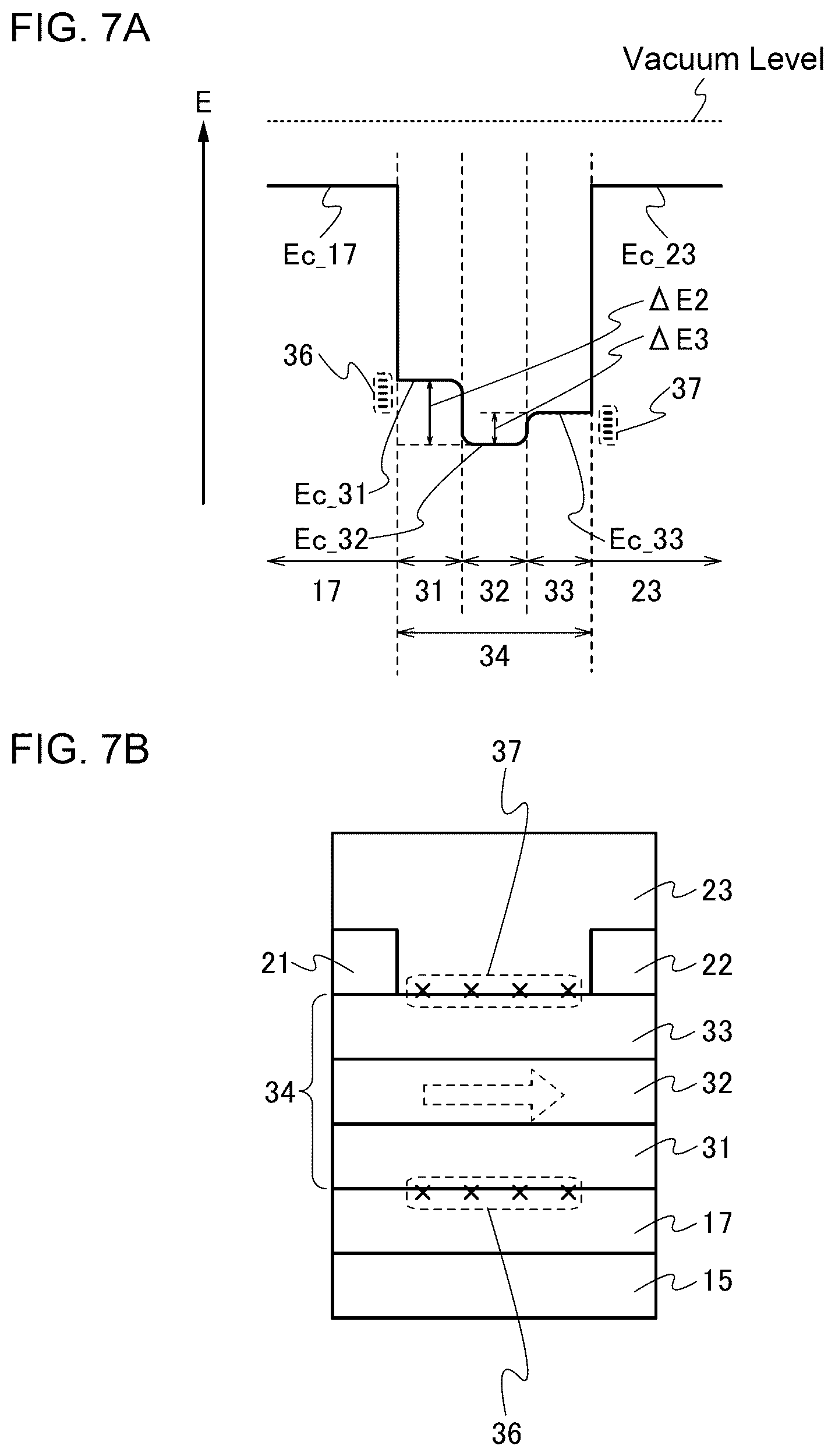 Patent US11824105 Figure 7 – Semiconductor device and method for manufacturing the same