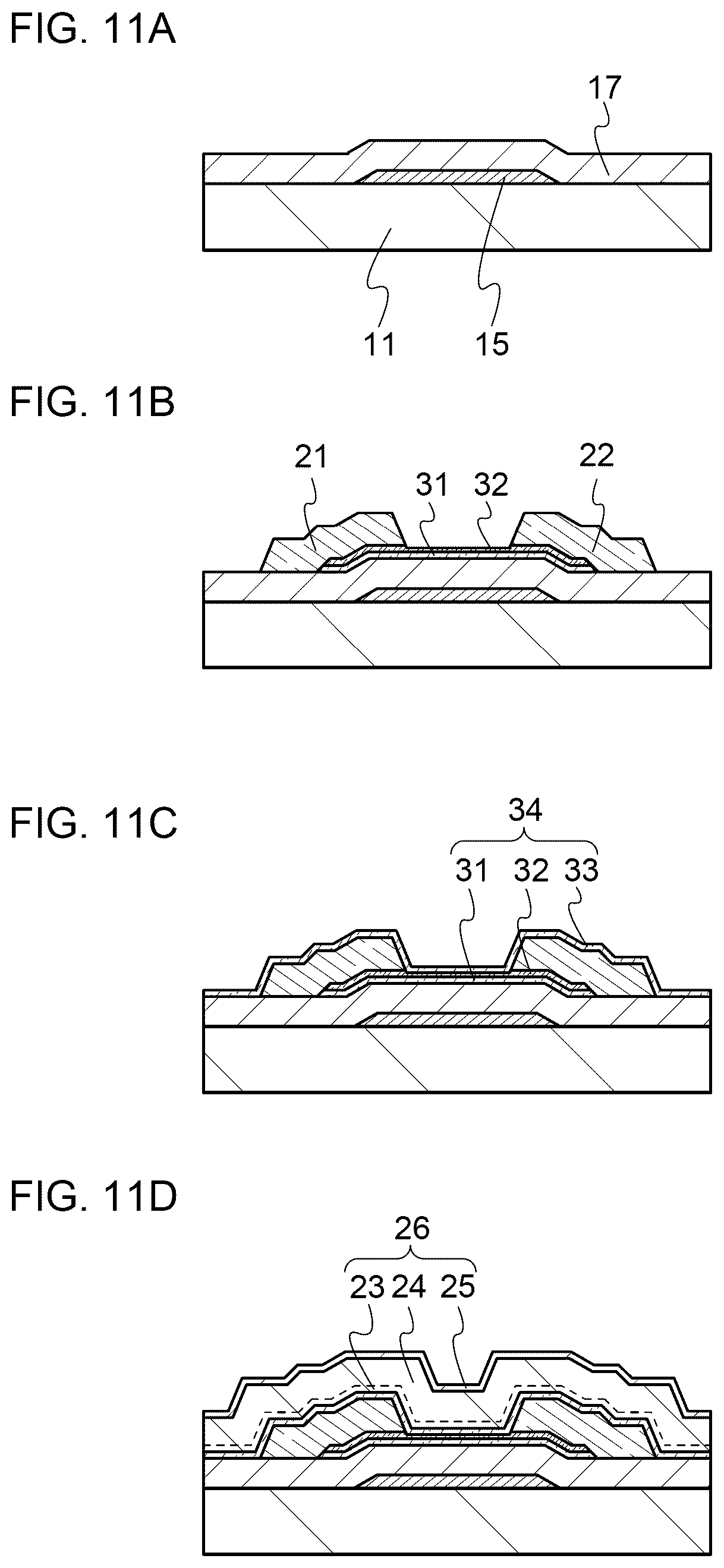 Patent US11824105 Figure 11 – Semiconductor device and method for manufacturing the same