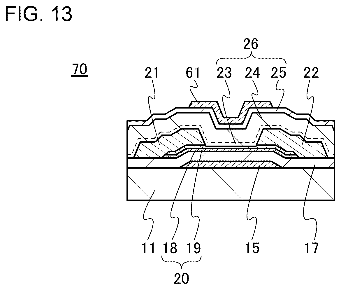 Patent US11824105 Figure 13 – Semiconductor device and method for manufacturing the same