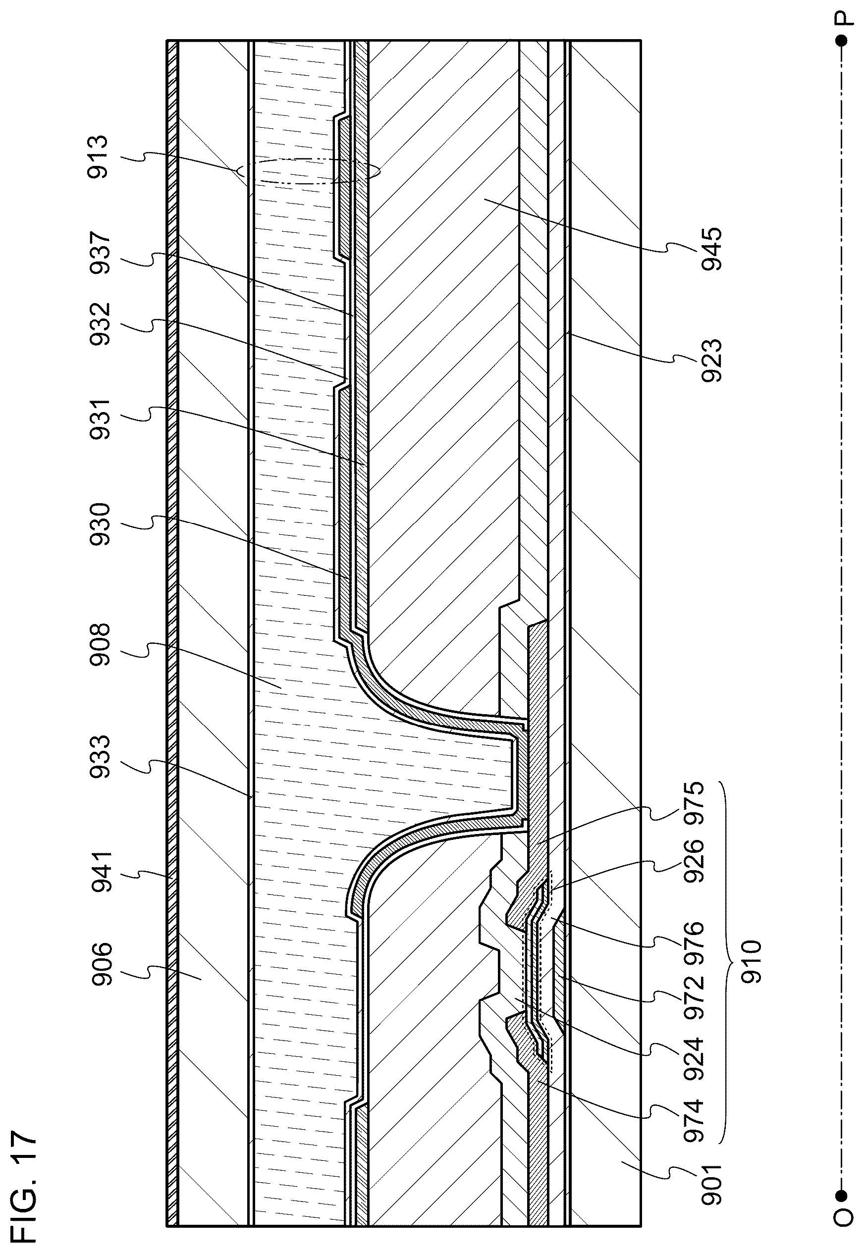 Patent US11824105 Figure 17 – Semiconductor device and method for manufacturing the same