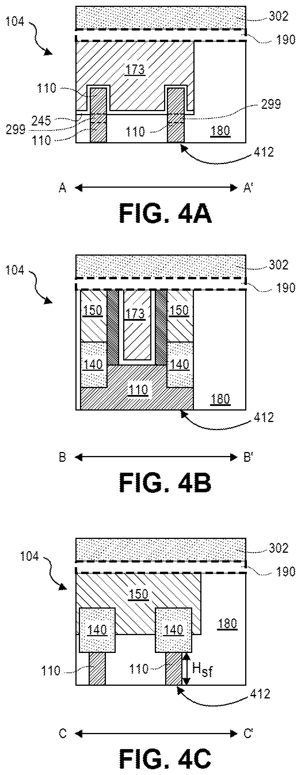 Patent US11824107 Figure 4 – Wrap-around contact structures for semiconductor nanowires and nanoribbons