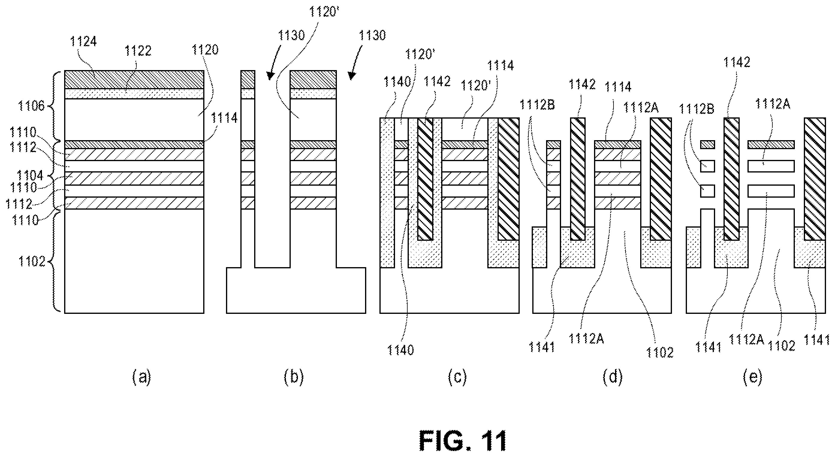 Patent US11824107 Figure 14 – Wrap-around contact structures for semiconductor nanowires and nanoribbons