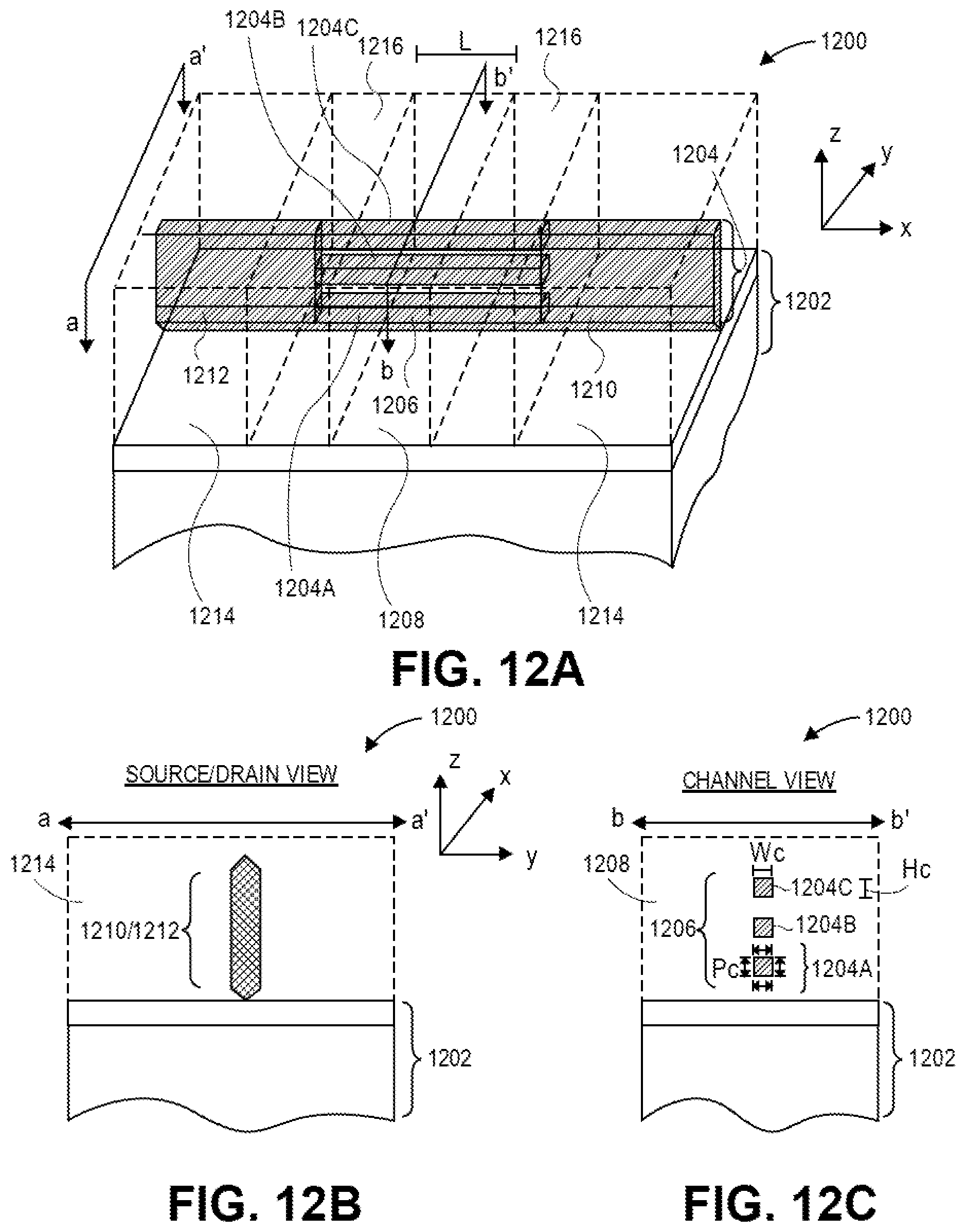 Patent US11824107 Figure 15 – Wrap-around contact structures for semiconductor nanowires and nanoribbons