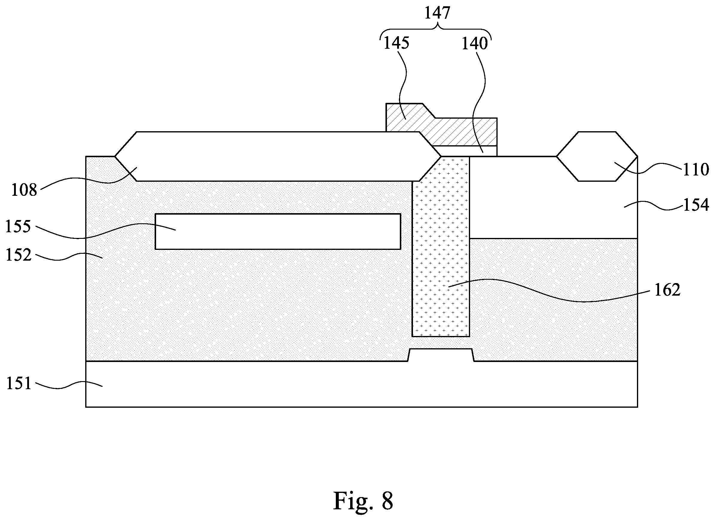 Patent US11824115 Figure 8 – Semiconductor device and manufacturing method thereof