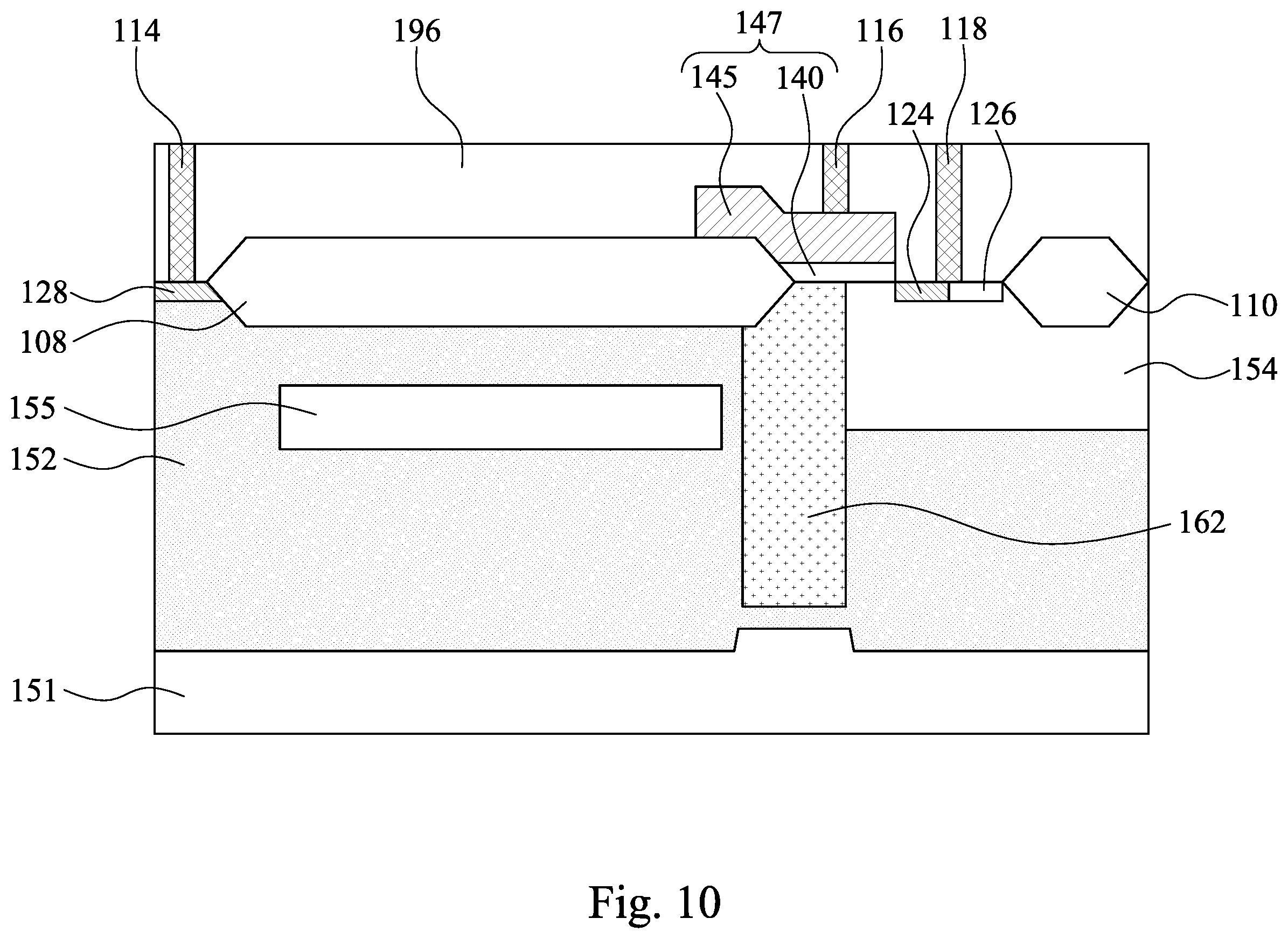 Patent US11824115 Figure 10 – Semiconductor device and manufacturing method thereof