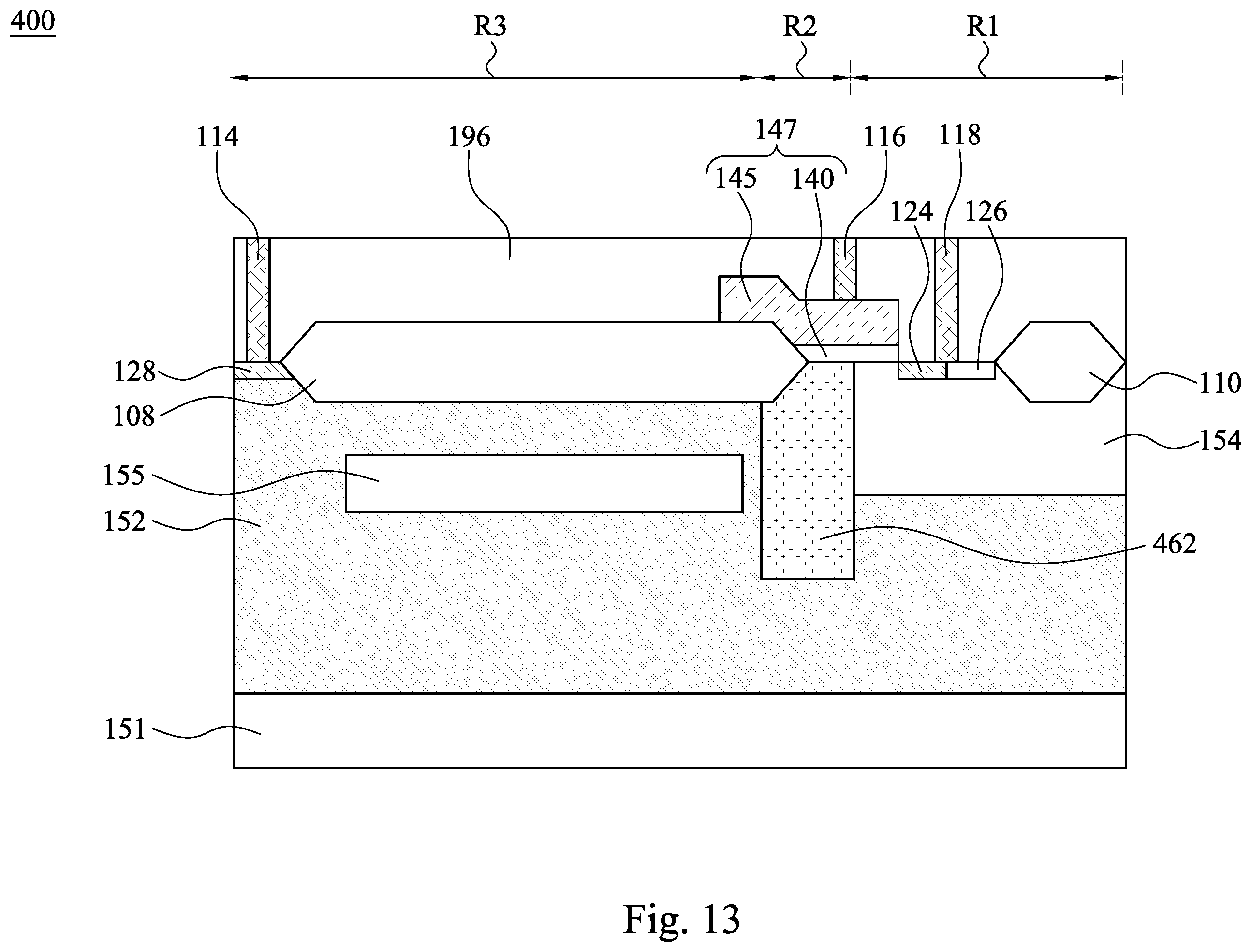 Patent US11824115 Figure 13 – Semiconductor device and manufacturing method thereof