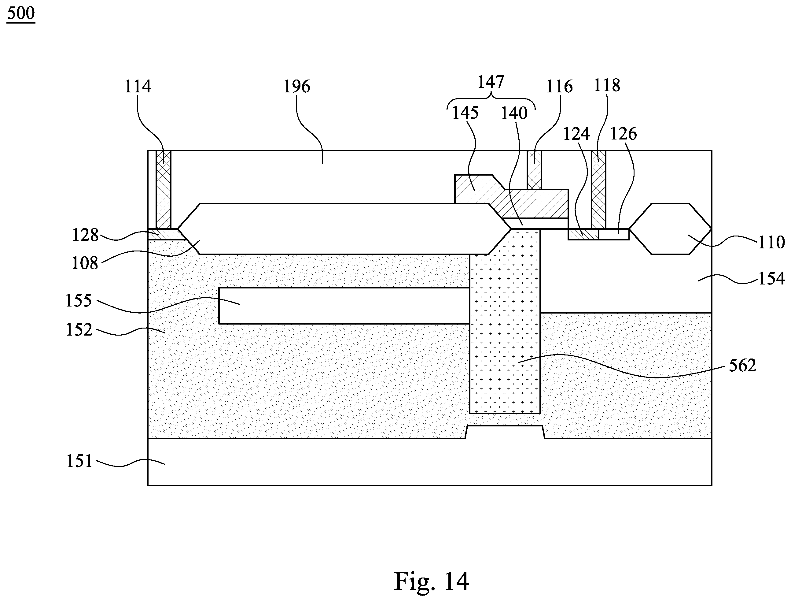 Patent US11824115 Figure 14 – Semiconductor device and manufacturing method thereof