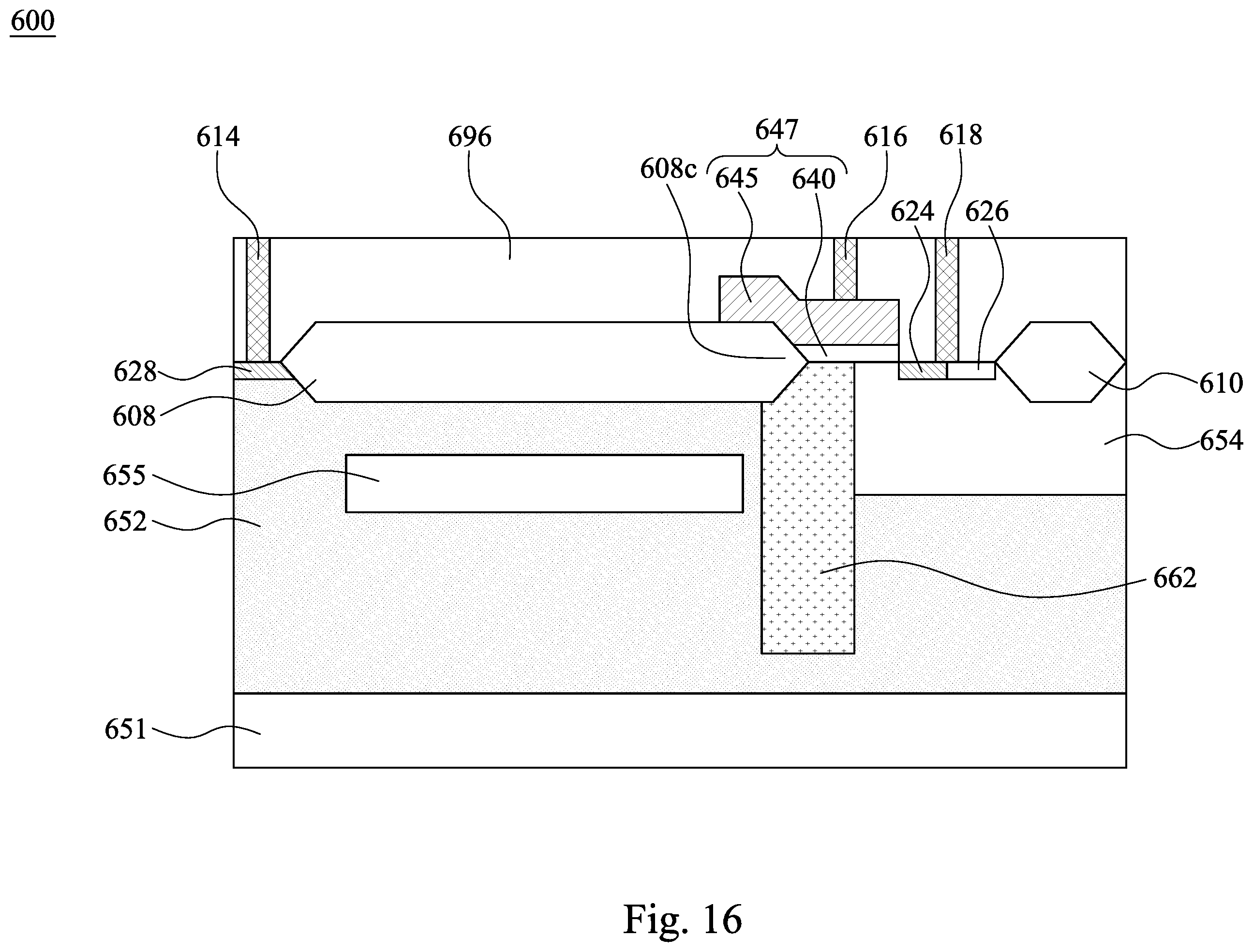 Patent US11824115 Figure 16 – Semiconductor device and manufacturing method thereof