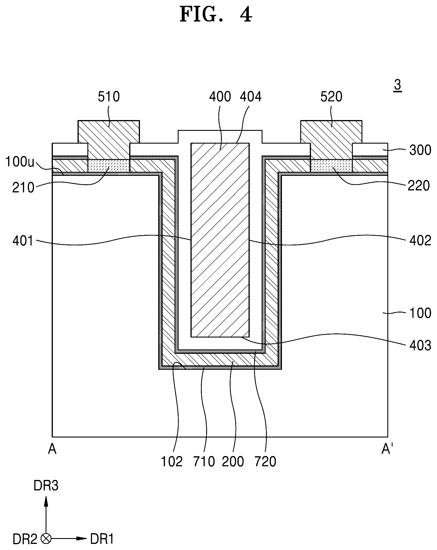 Patent US11824117 Figure 4 – Oxide semiconductor transistor