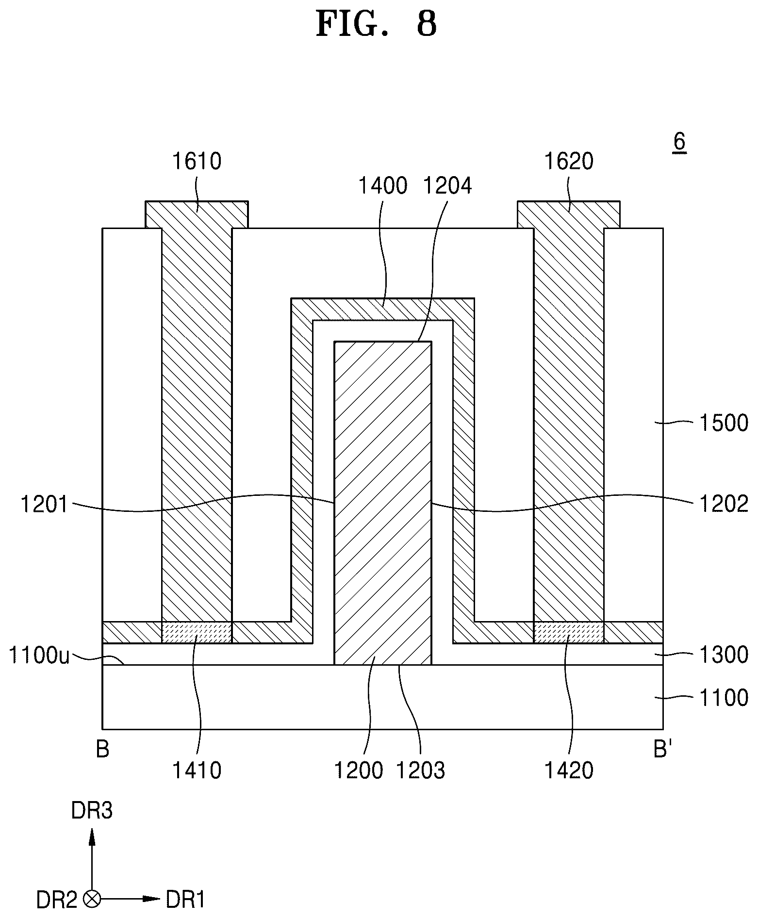 Patent US11824117 Figure 8 – Oxide semiconductor transistor