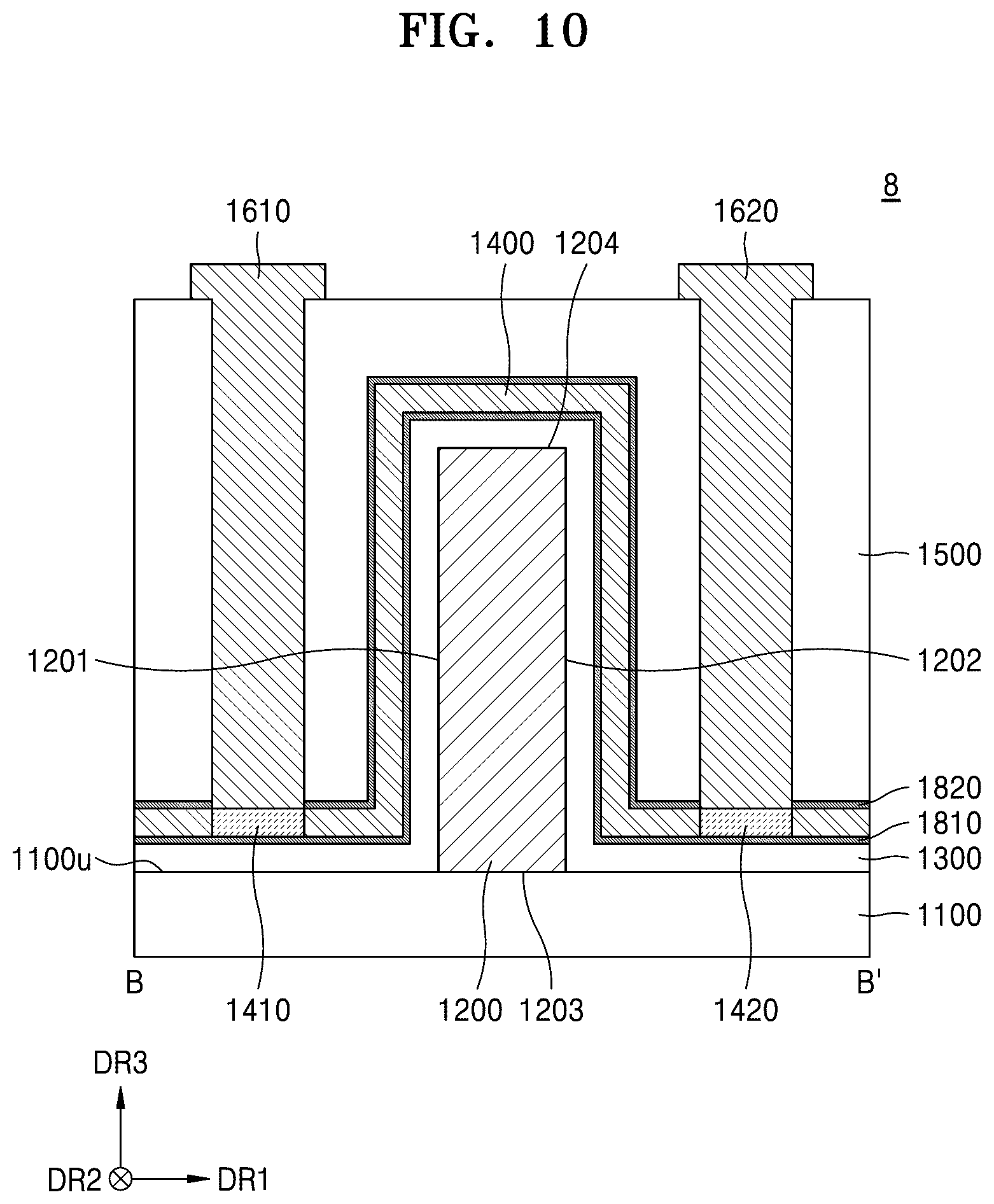 Patent US11824117 Figure 10 – Oxide semiconductor transistor