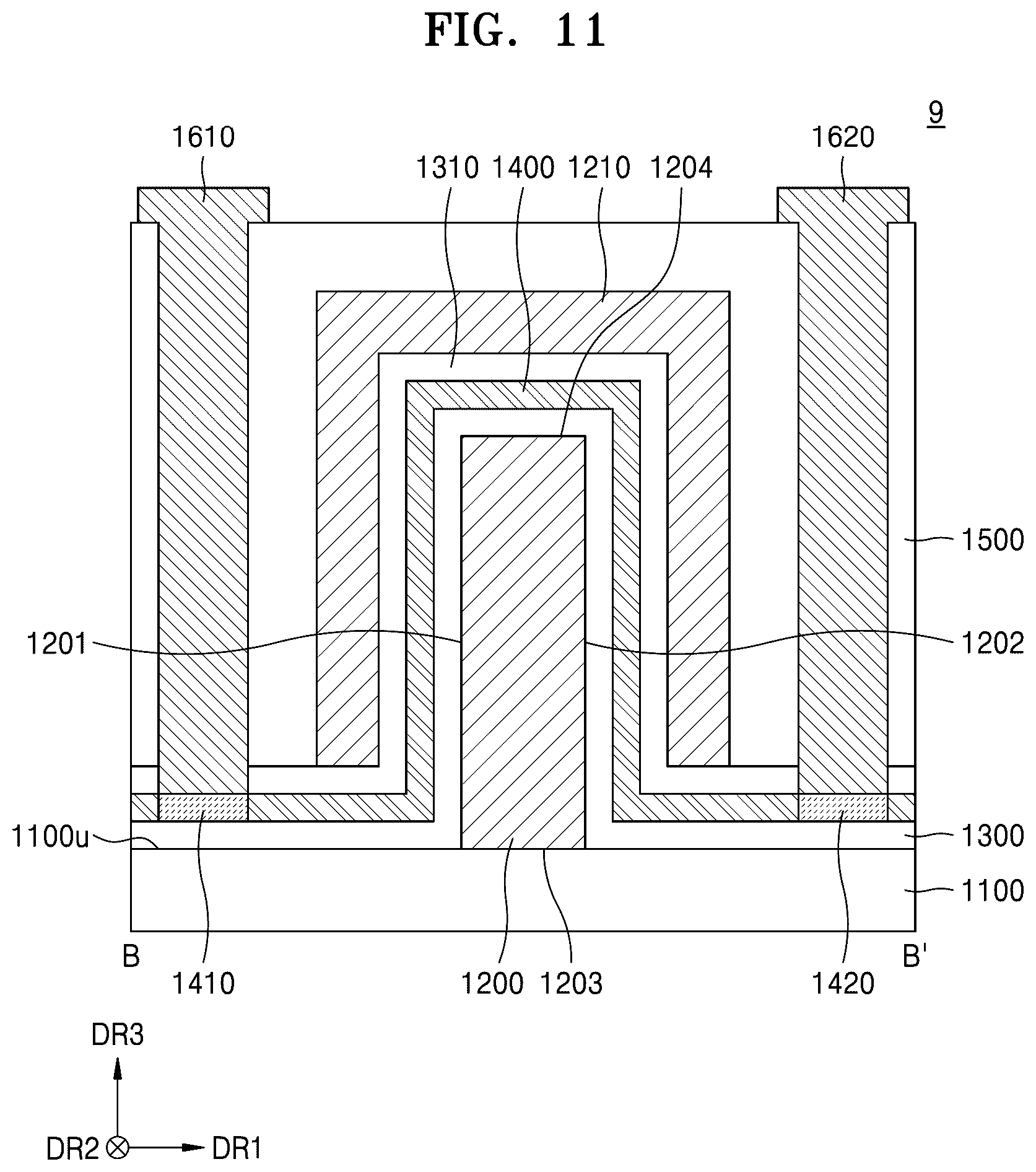 Patent US11824117 Figure 11 – Oxide semiconductor transistor