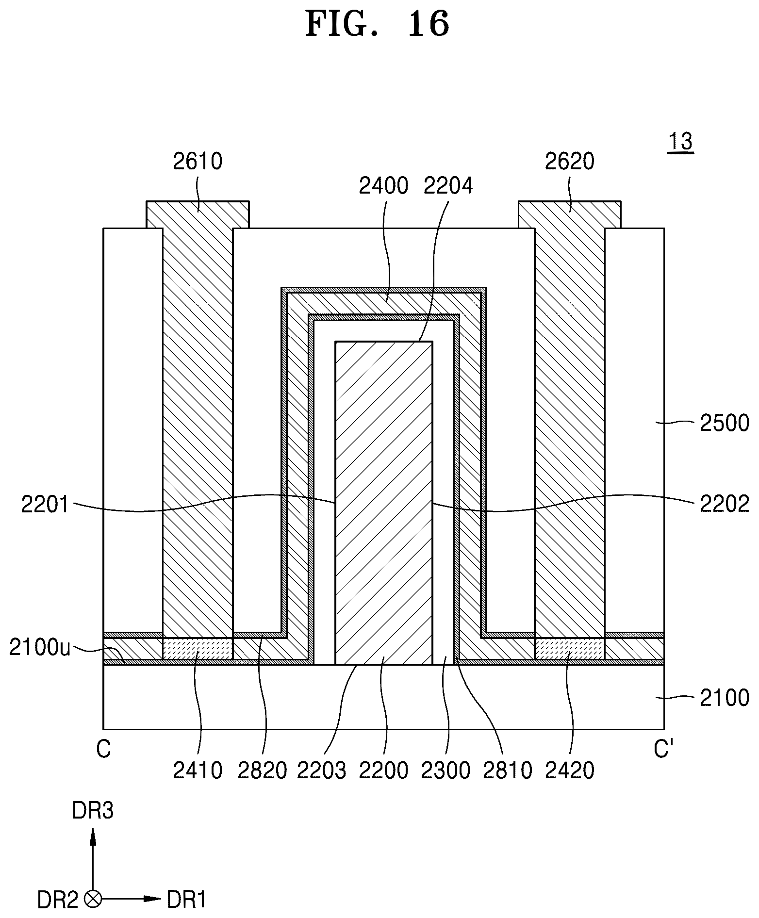 Patent US11824117 Figure 16 – Oxide semiconductor transistor
