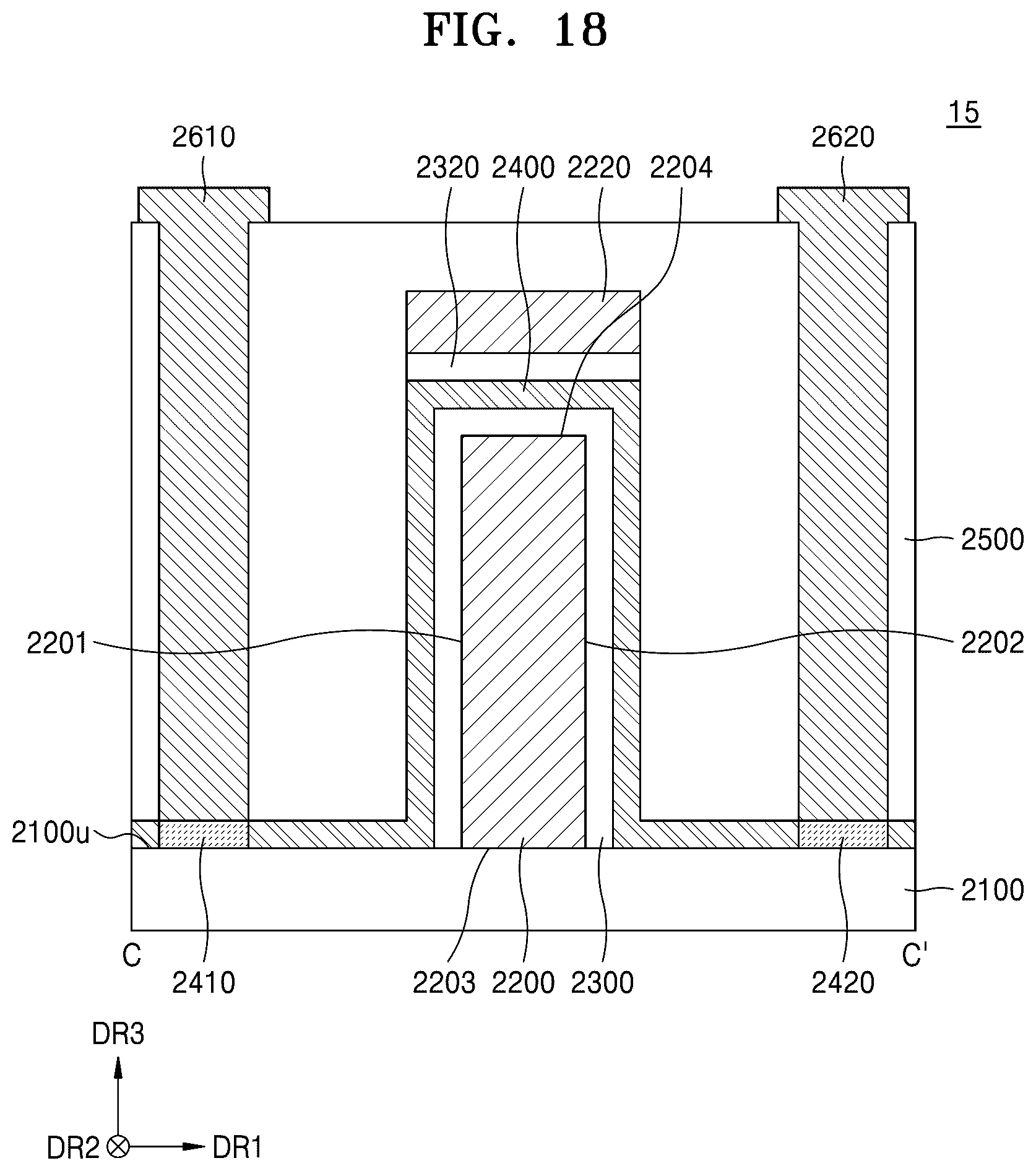 Patent US11824117 Figure 18 – Oxide semiconductor transistor