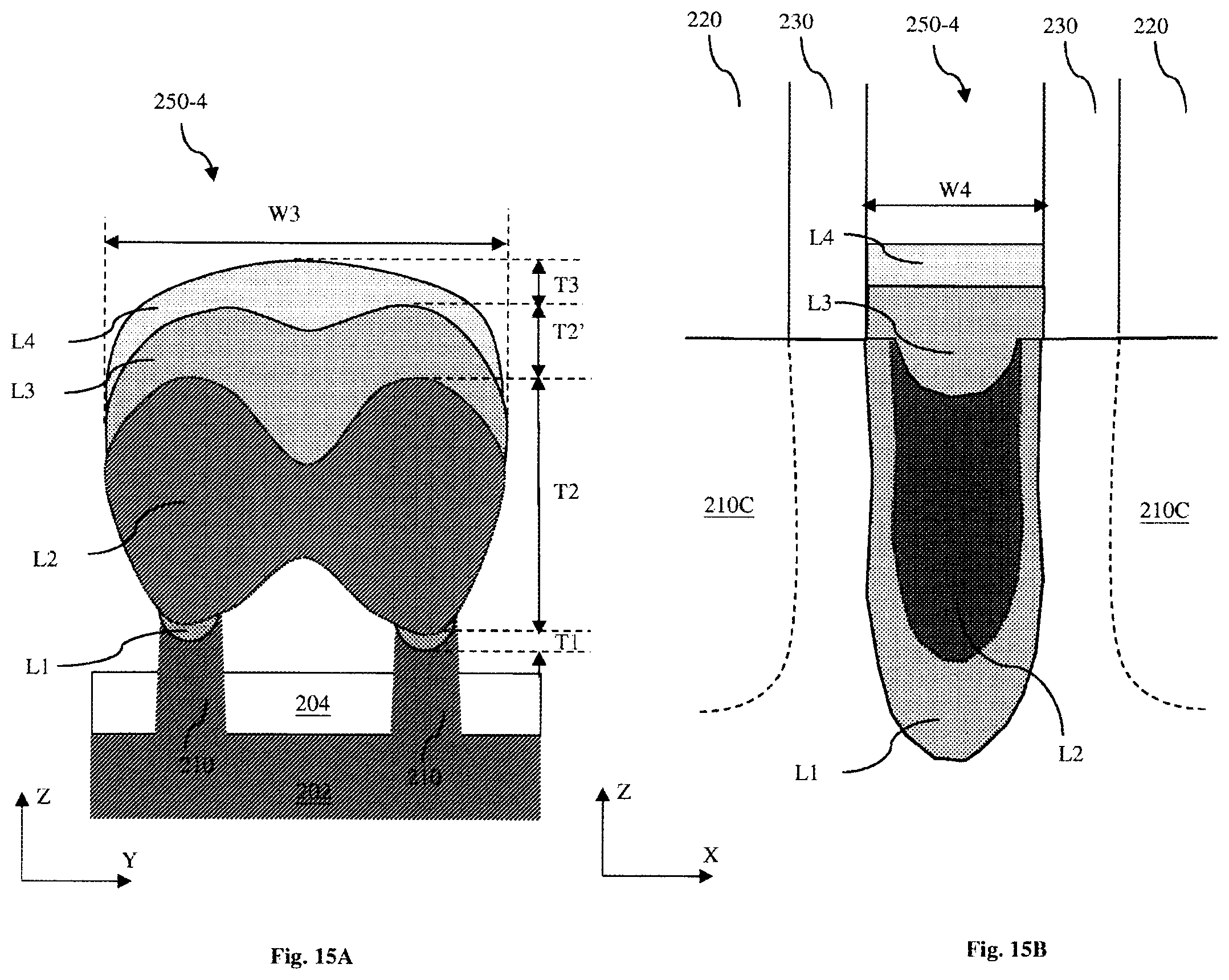 Patent US11824121 Figure 15 – Semiconductor device with self-aligned wavy contact profile and method of forming the same