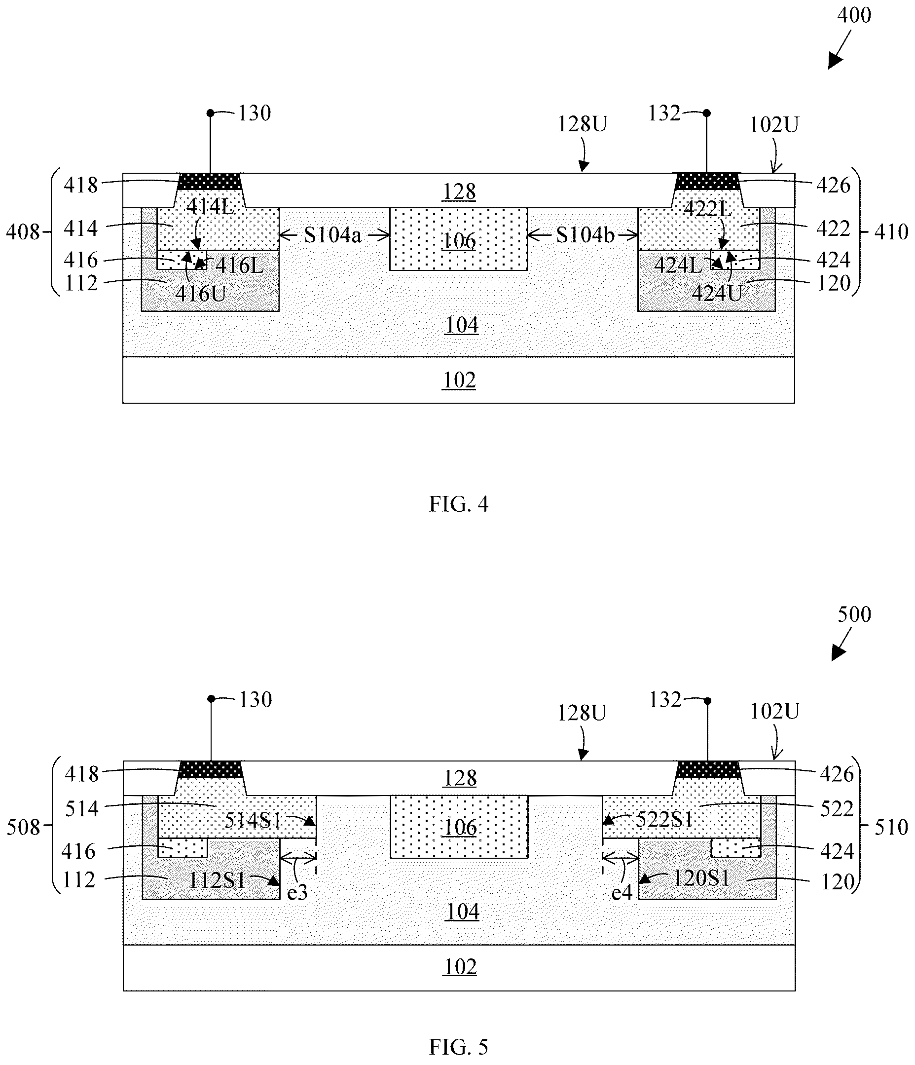 Patent US11824125 Figure 3 – Electrostatic discharge protection devices for bi-directional current protection
