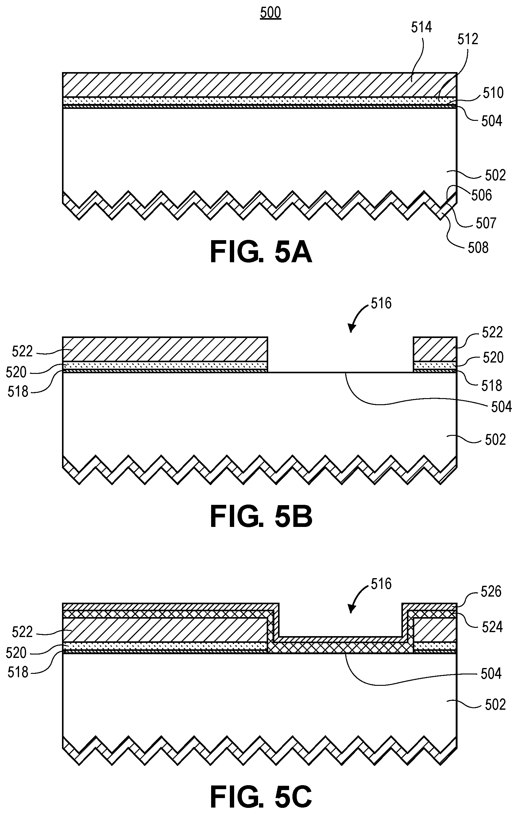 Patent US11824126 Figure 5 – Aligned metallization for solar cells