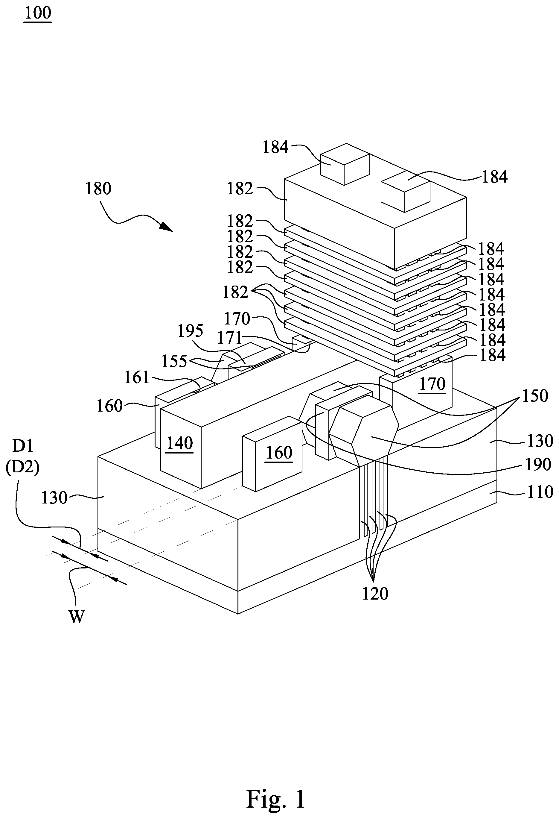 Patent US11824133 Figure 1 – Detection using semiconductor detector