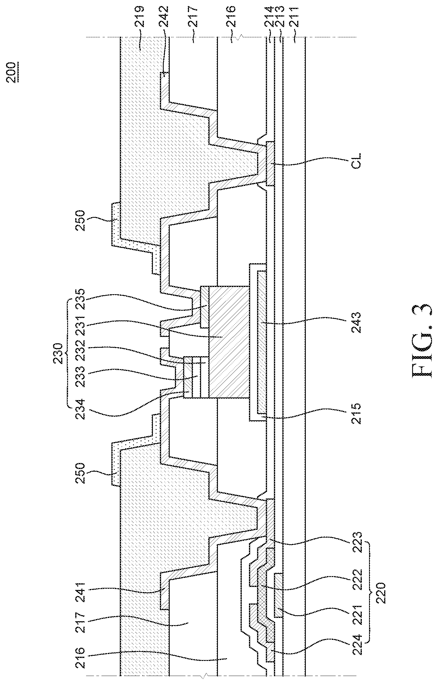 Patent US11824138 Figure 3 – Display device and method of fabricating the same
