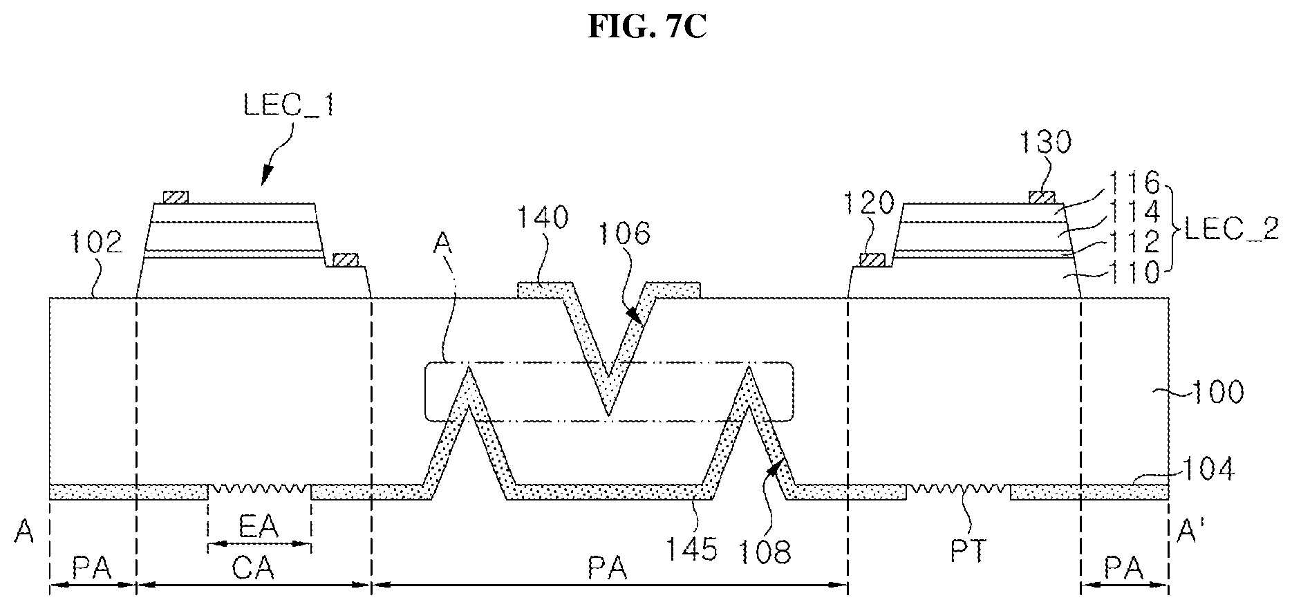 Patent US11824141 Figure 17 – Light emitting device