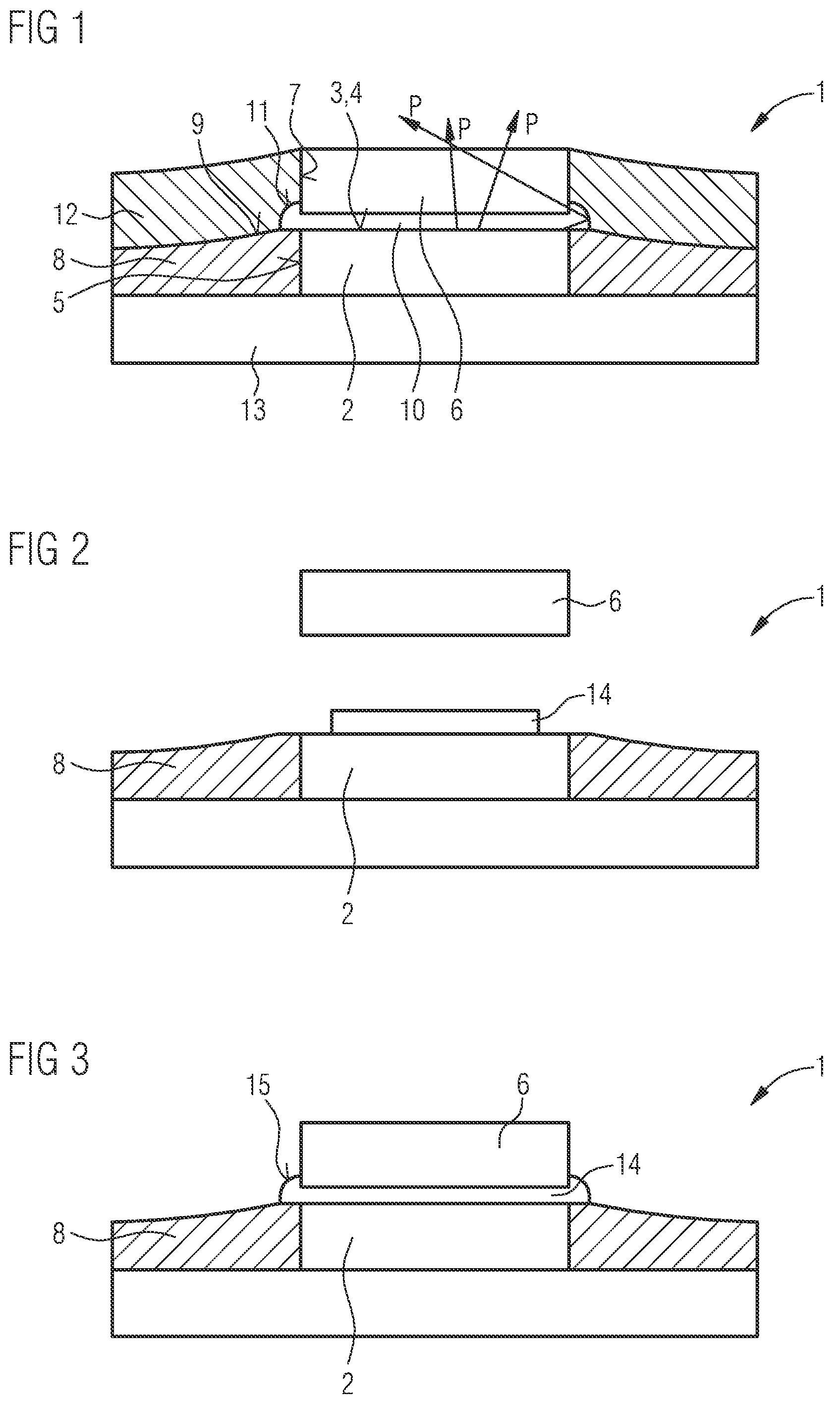 Patent US11824143 Figure 1 – Optoelectronic component, method for producing an optoelectronic component and lighting device