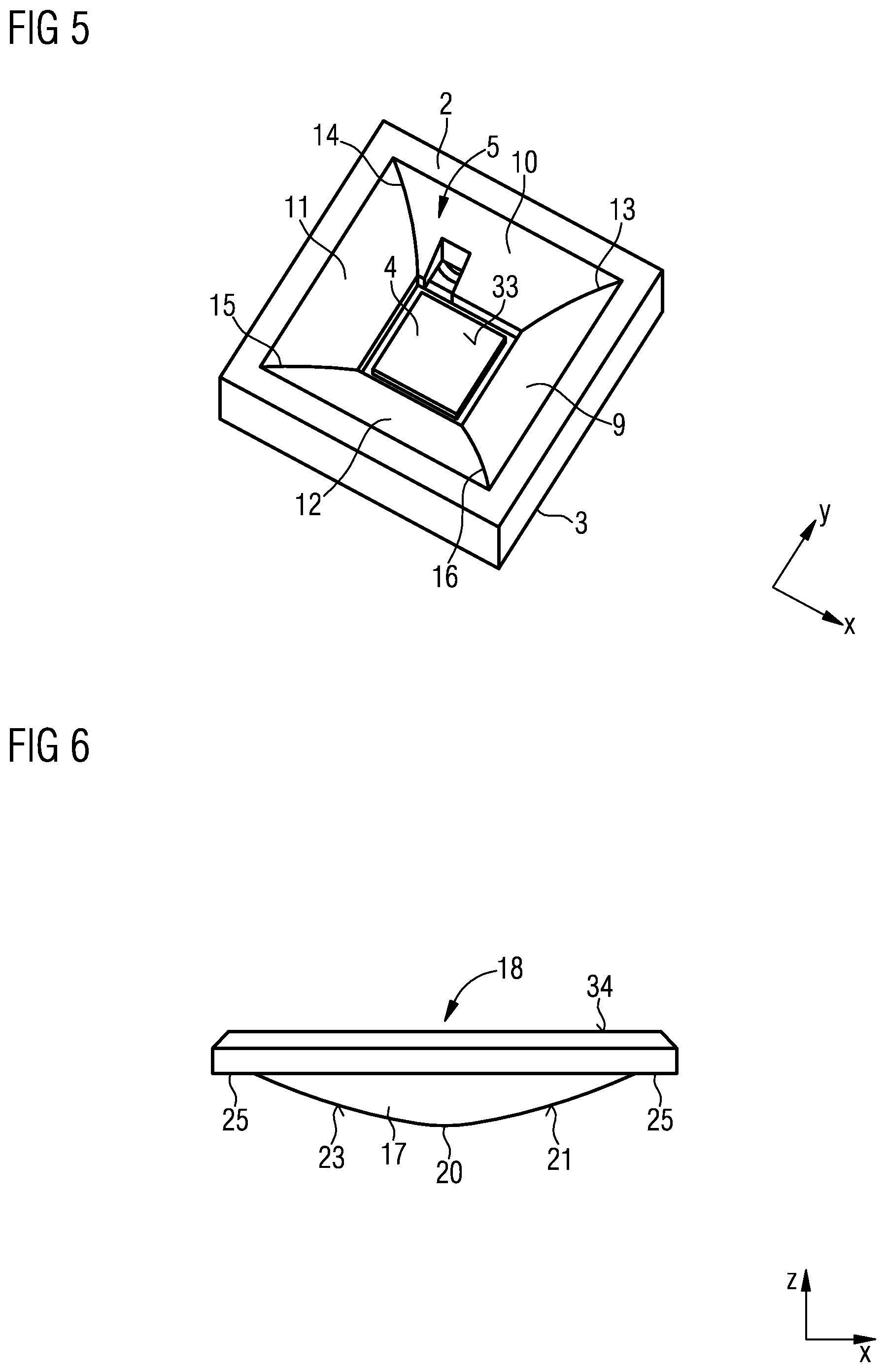 Patent US11824147 Figure 3 – Component with an optoelectronic part