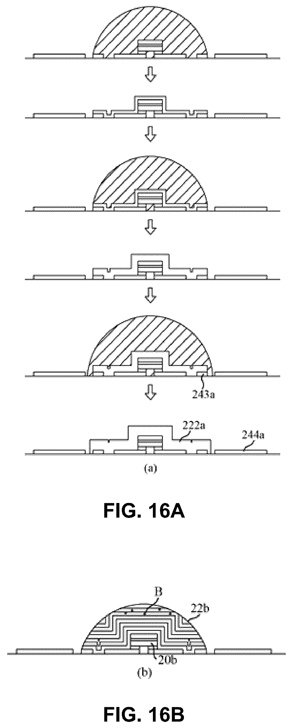Patent US11824148 Figure 15 – Semiconductor light emitting devices and method of manufacturing the same