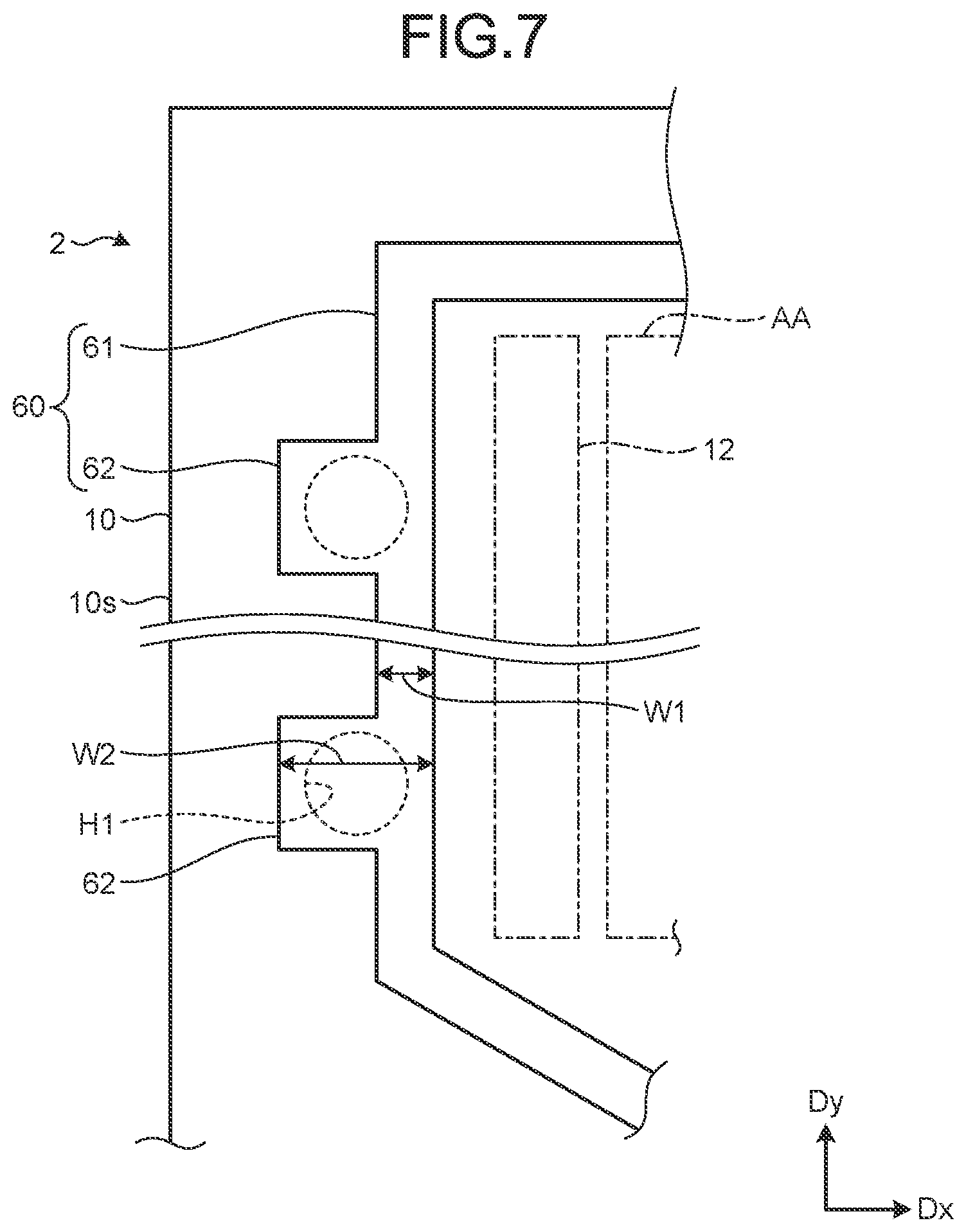 Patent US11824150 Figure 5 – Display device and array substrate