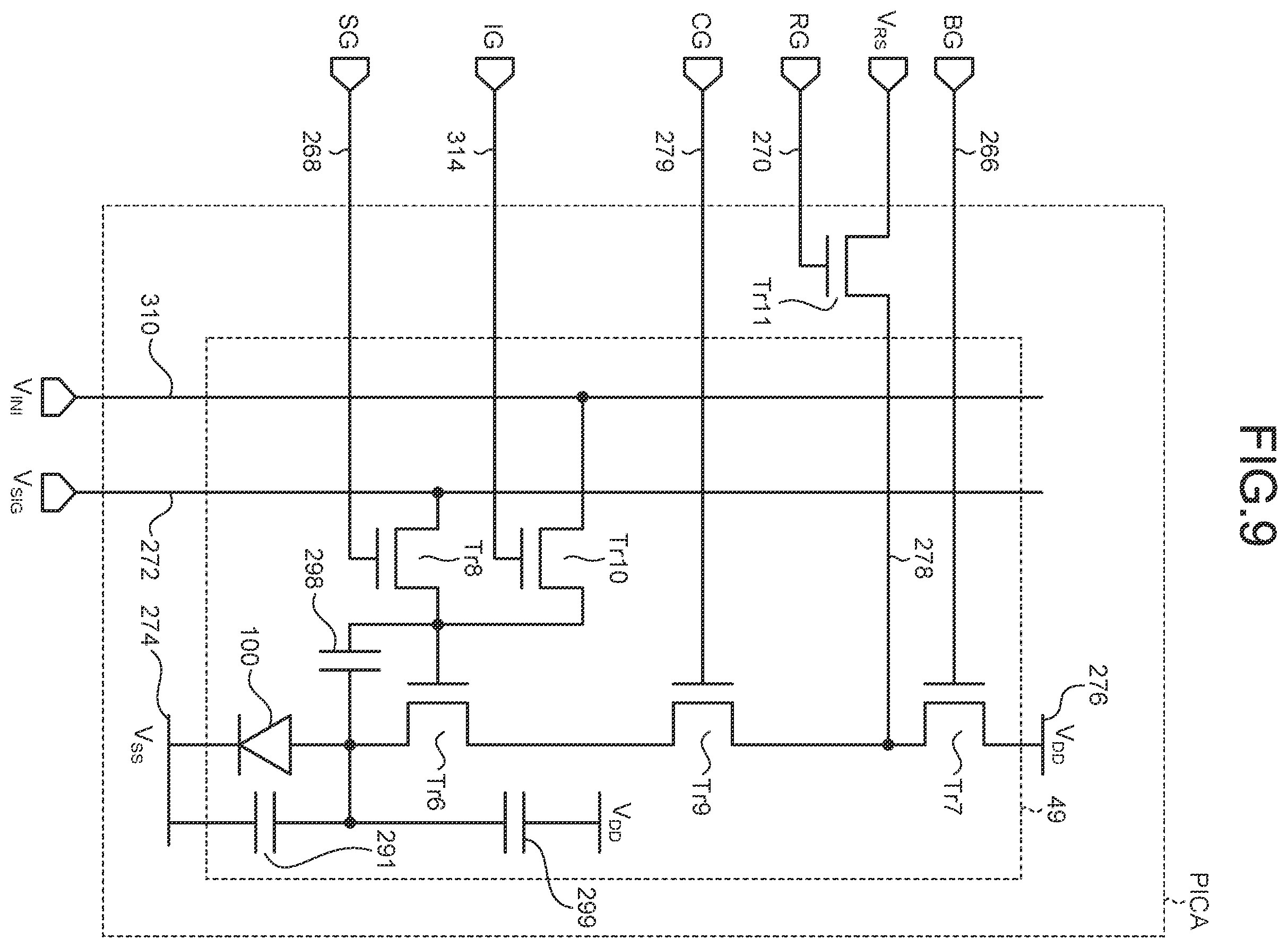 Patent US11824150 Figure 7 – Display device and array substrate