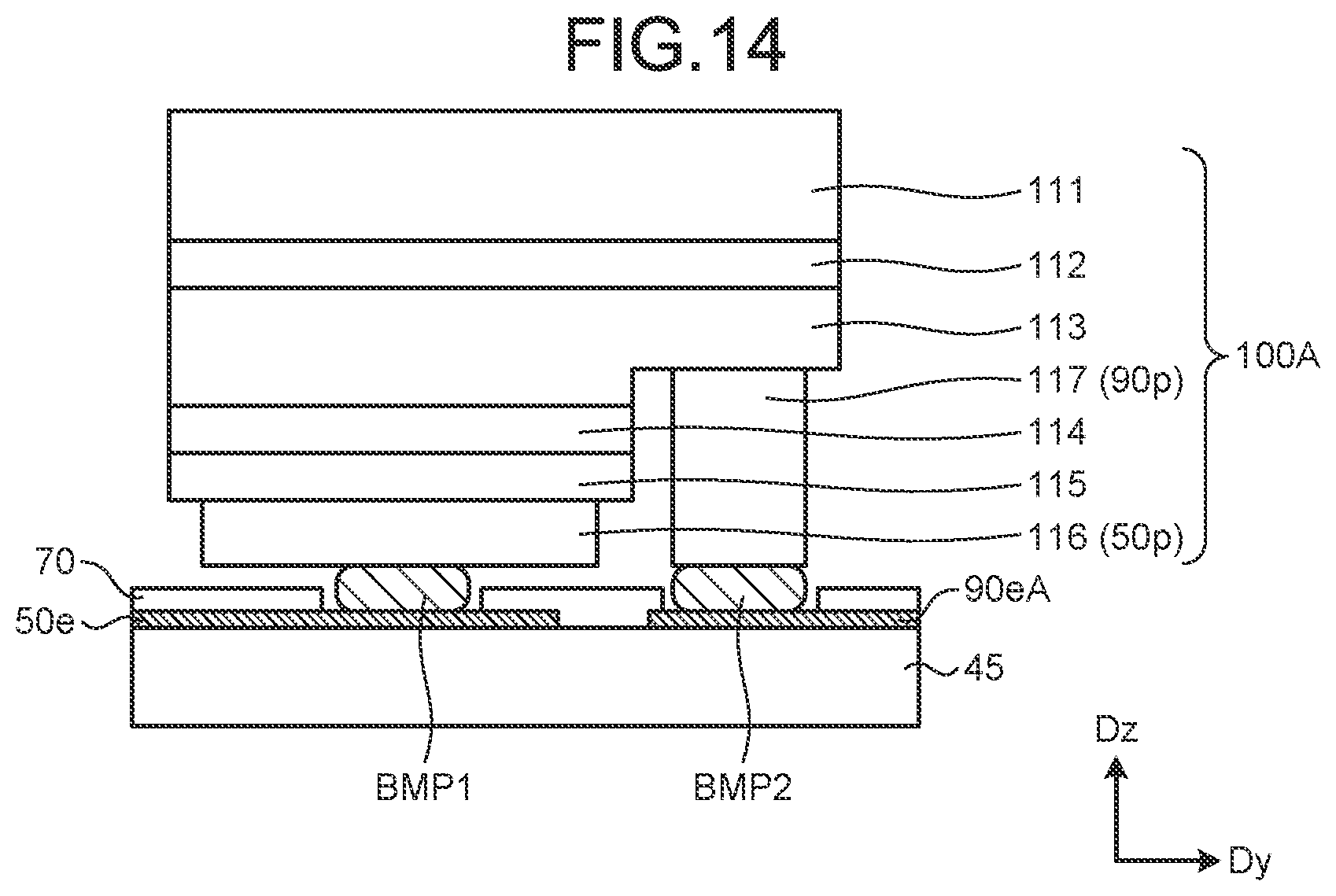 Patent US11824150 Figure 12 – Display device and array substrate