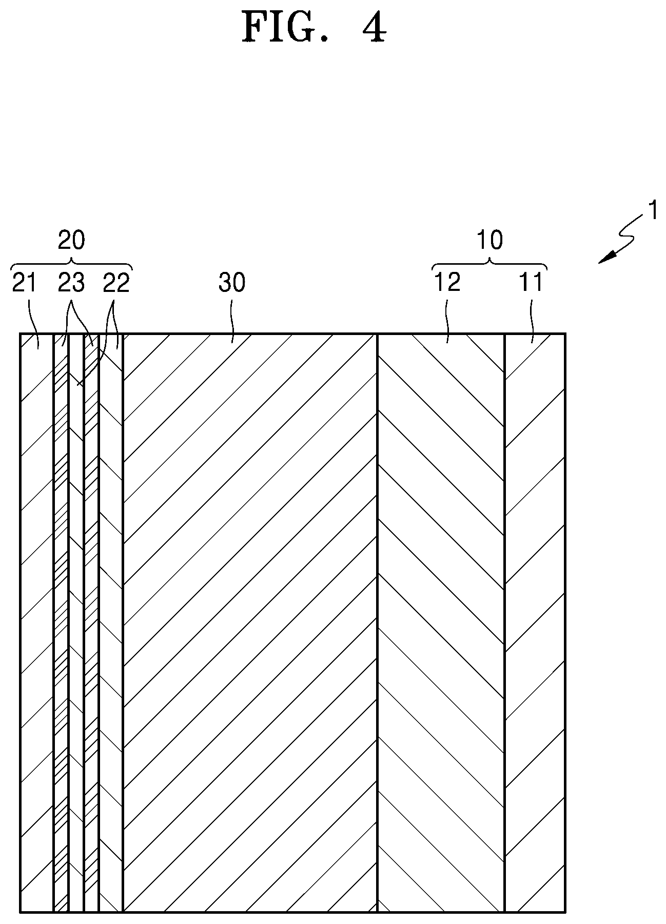 Patent US11824155 Figure 4 – All-solid lithium secondary battery and method of charging the same