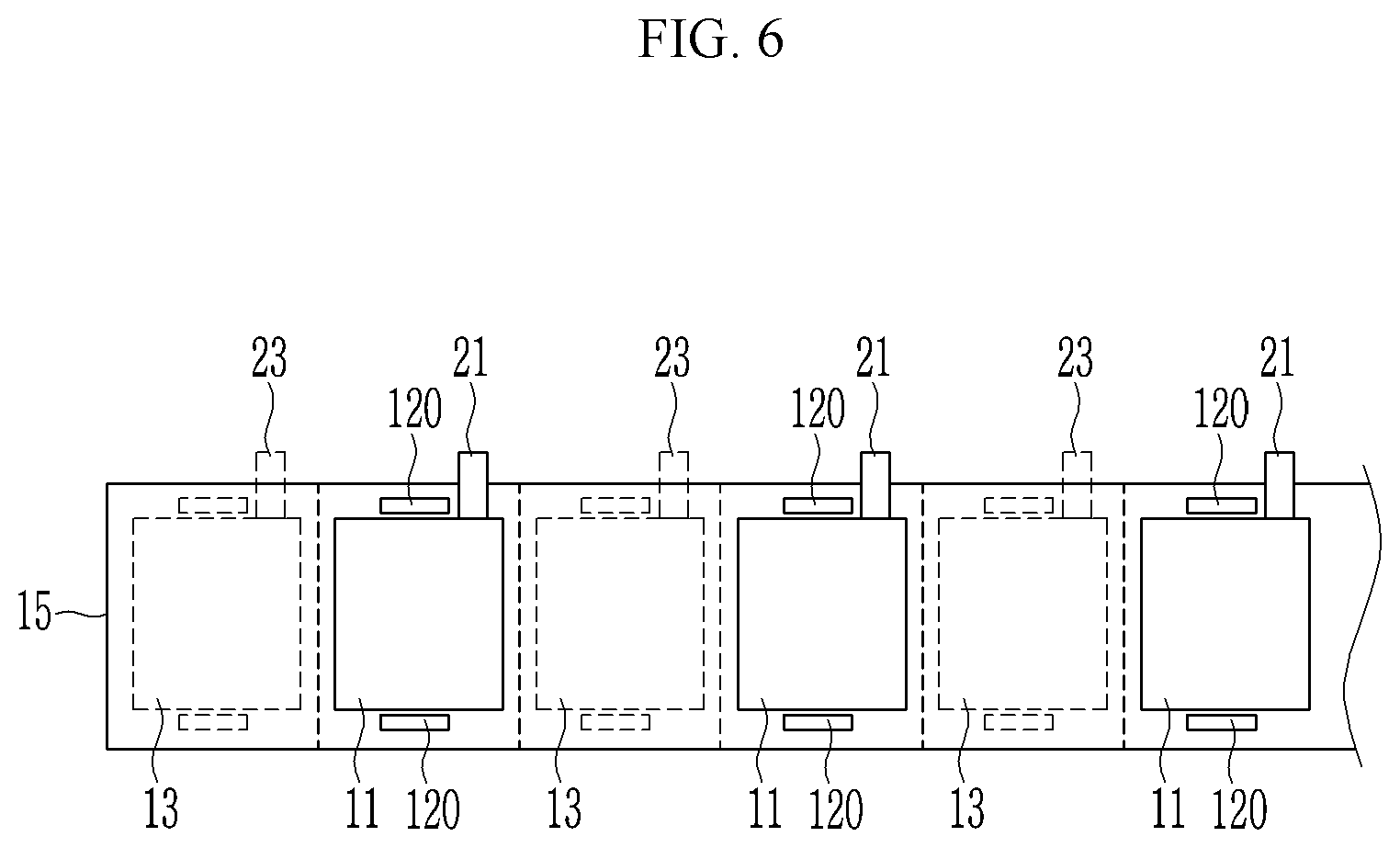 Patent US11824164 Figure 6 – Rechargeable battery, electrode assembly and method for manufacturing the same