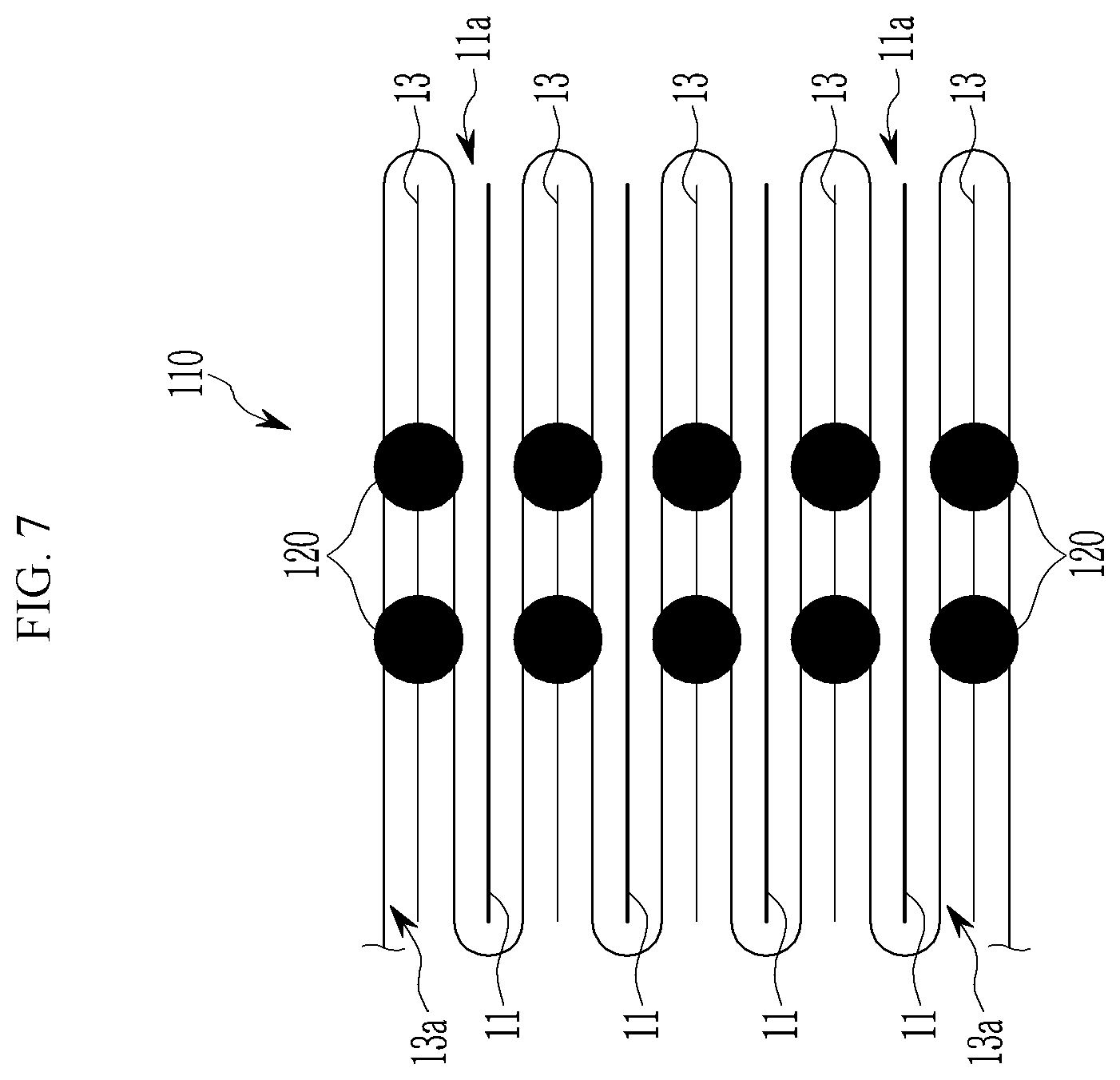 Patent US11824164 Figure 7 – Rechargeable battery, electrode assembly and method for manufacturing the same