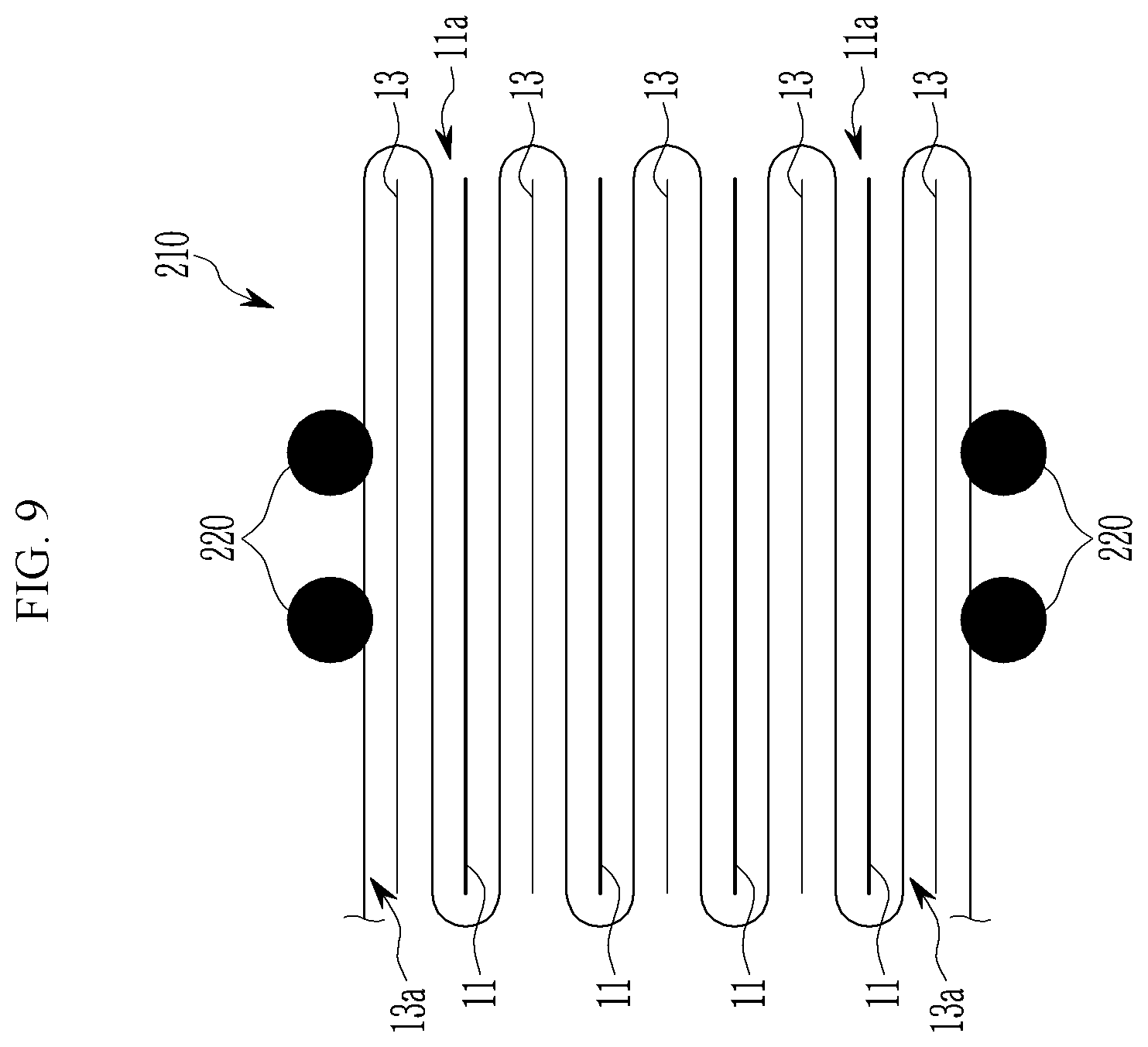 Patent US11824164 Figure 9 – Rechargeable battery, electrode assembly and method for manufacturing the same