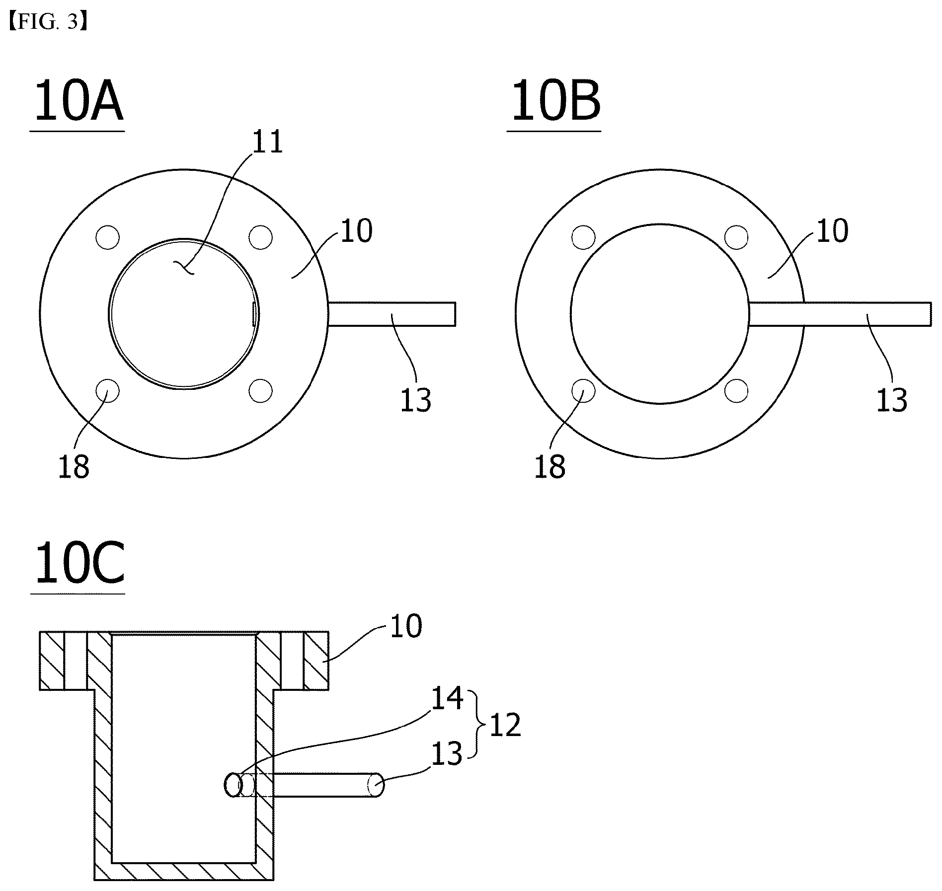 Patent US11824171 Figure 3 – Internal pressure measuring jig for cylindrical battery cell