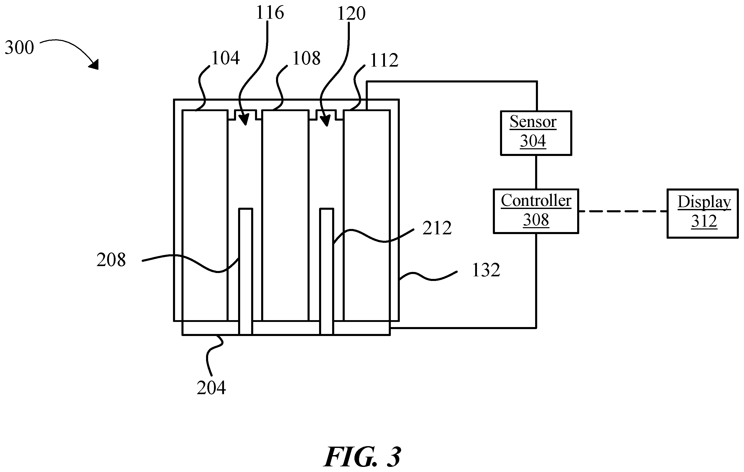 Patent US11824176 Figure 3 – Systems and methods for battery pack cooling using a cooling fin