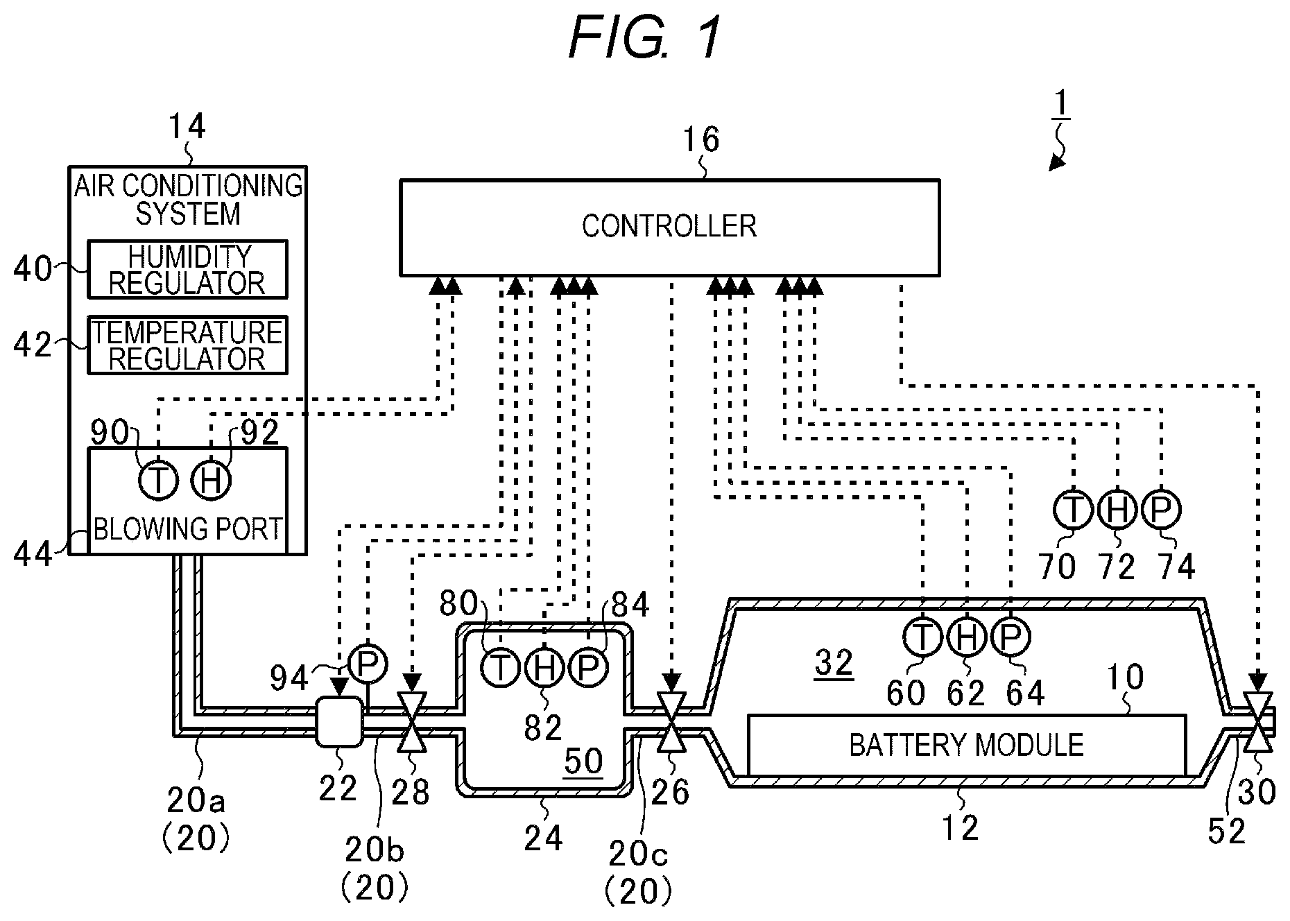 Patent US11824180 — Vehicle — Figure 1