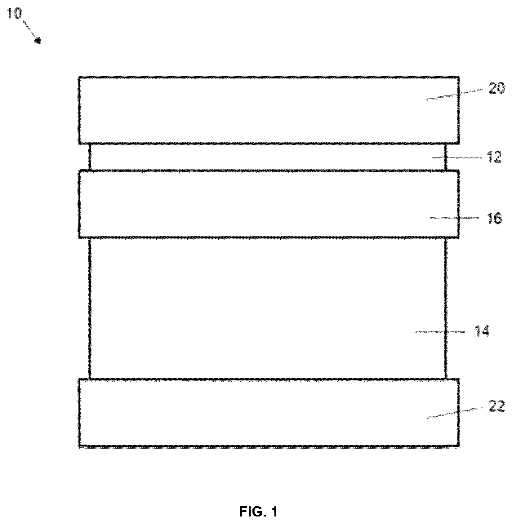 Patent US11824182 — Battery utilizing printable lithium — Figure 1