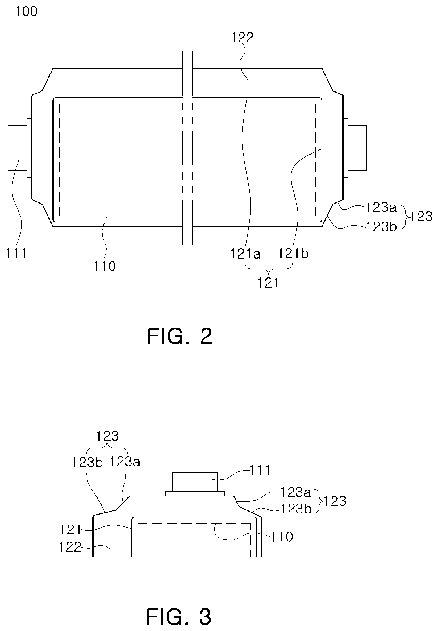 Patent US11824209 Figure 2 – Pouch-type secondary battery and battery module comprising the same