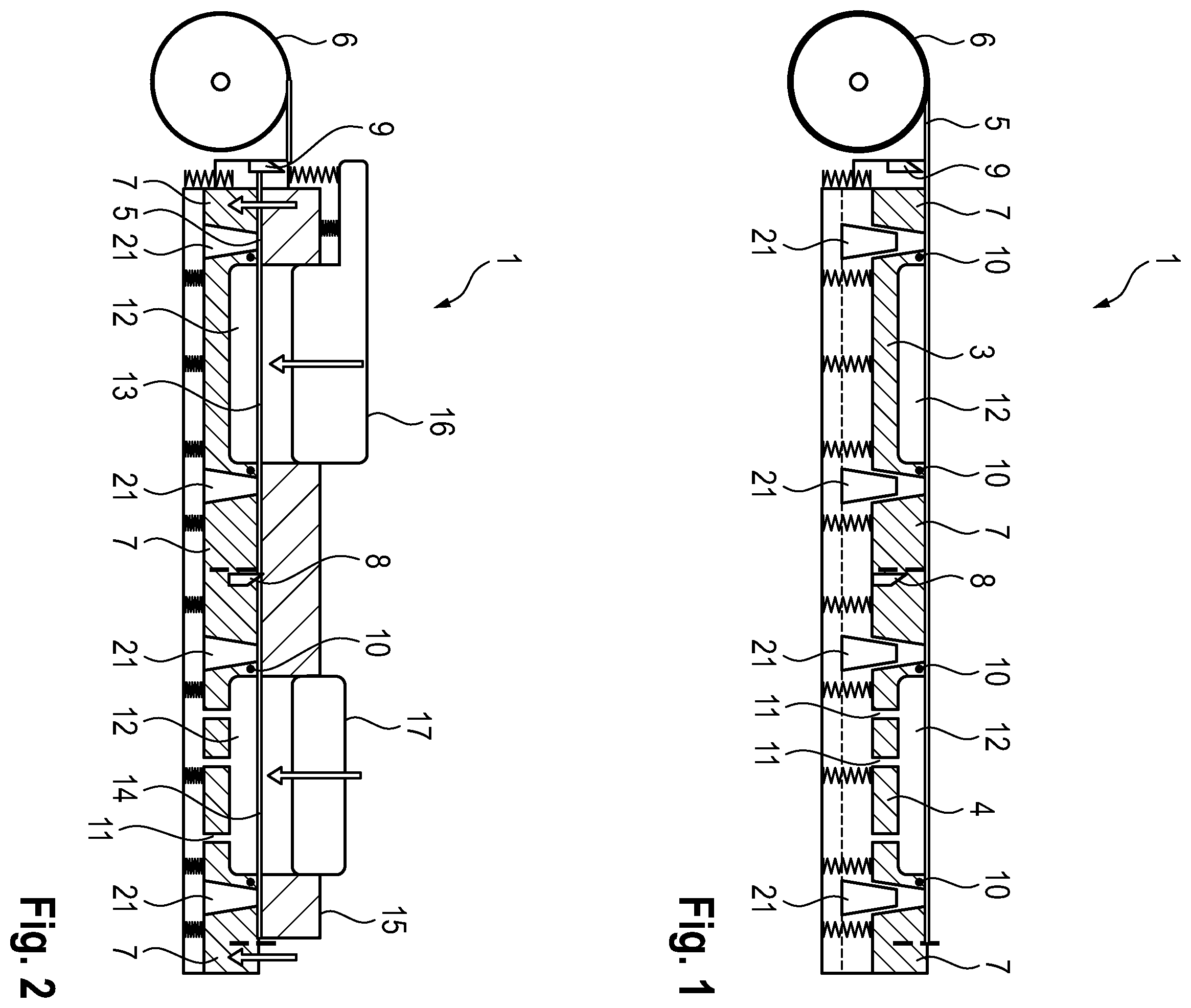 Patent US11824211 Figure 1 – Method and device for the production of metal composite foils for battery cells