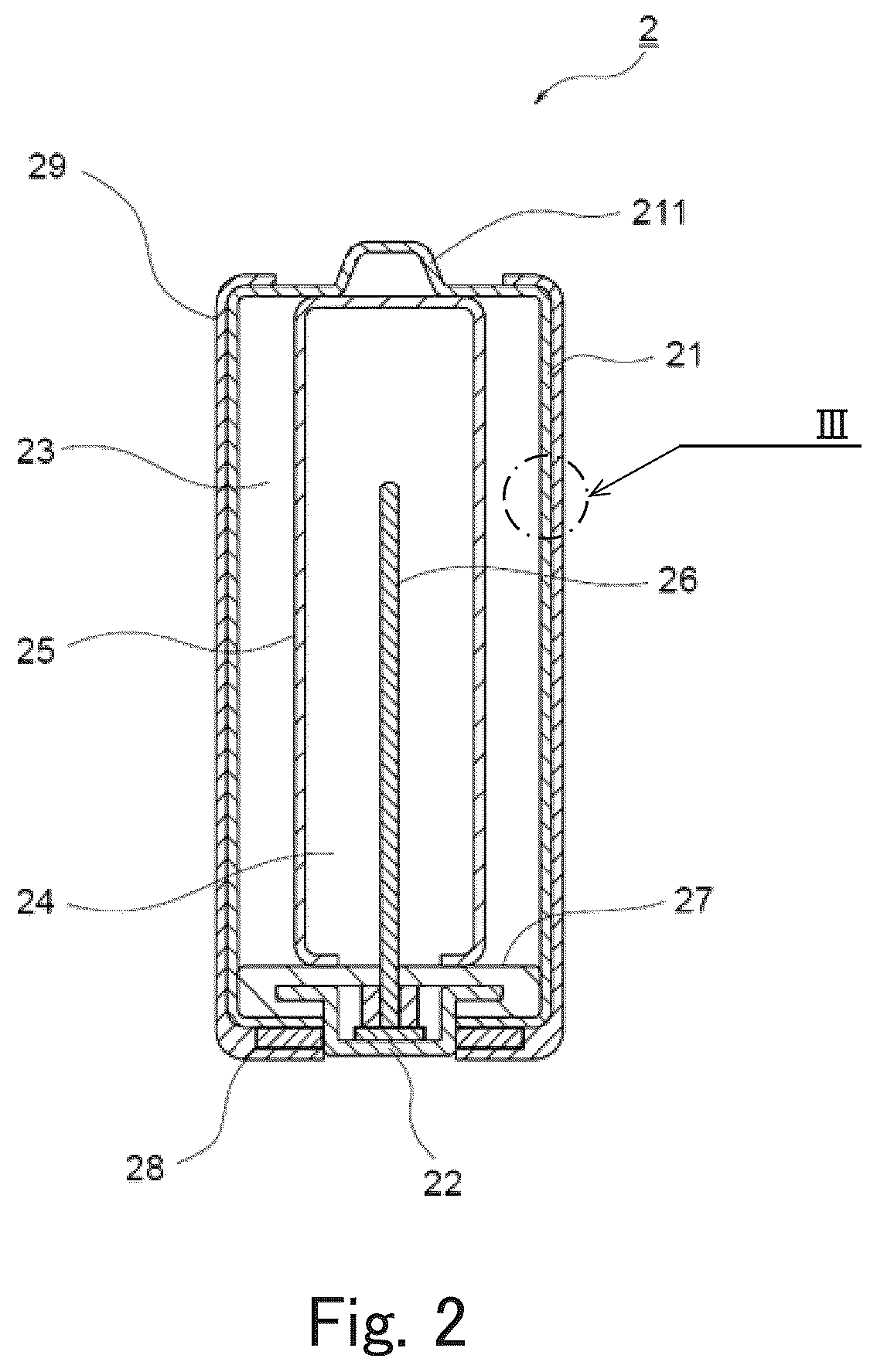 Patent US11824212 Figure 2 – Surface-treated steel plate for cell container