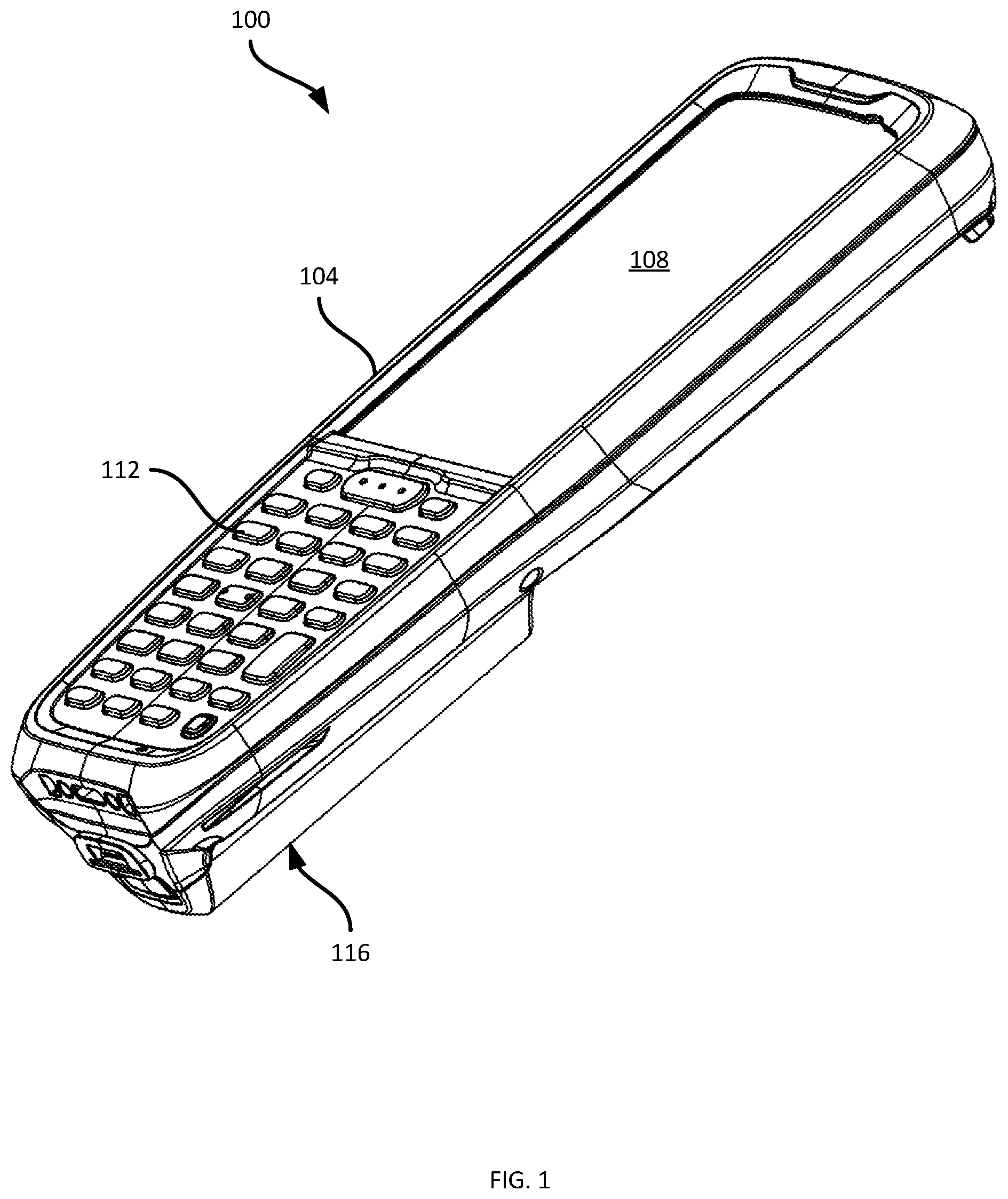 Patent US11824215 Figure 1 – Removable battery pack