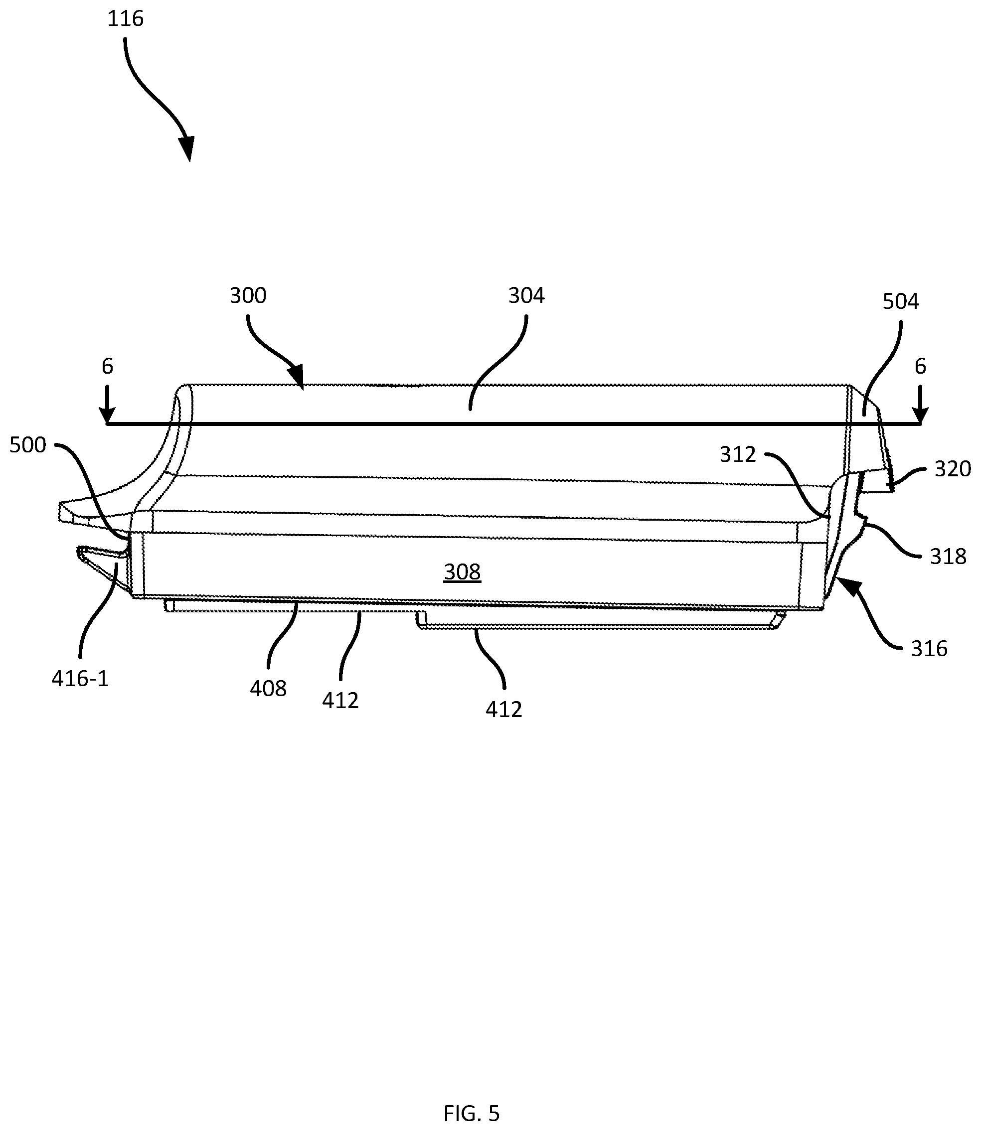 Patent US11824215 Figure 5 – Removable battery pack