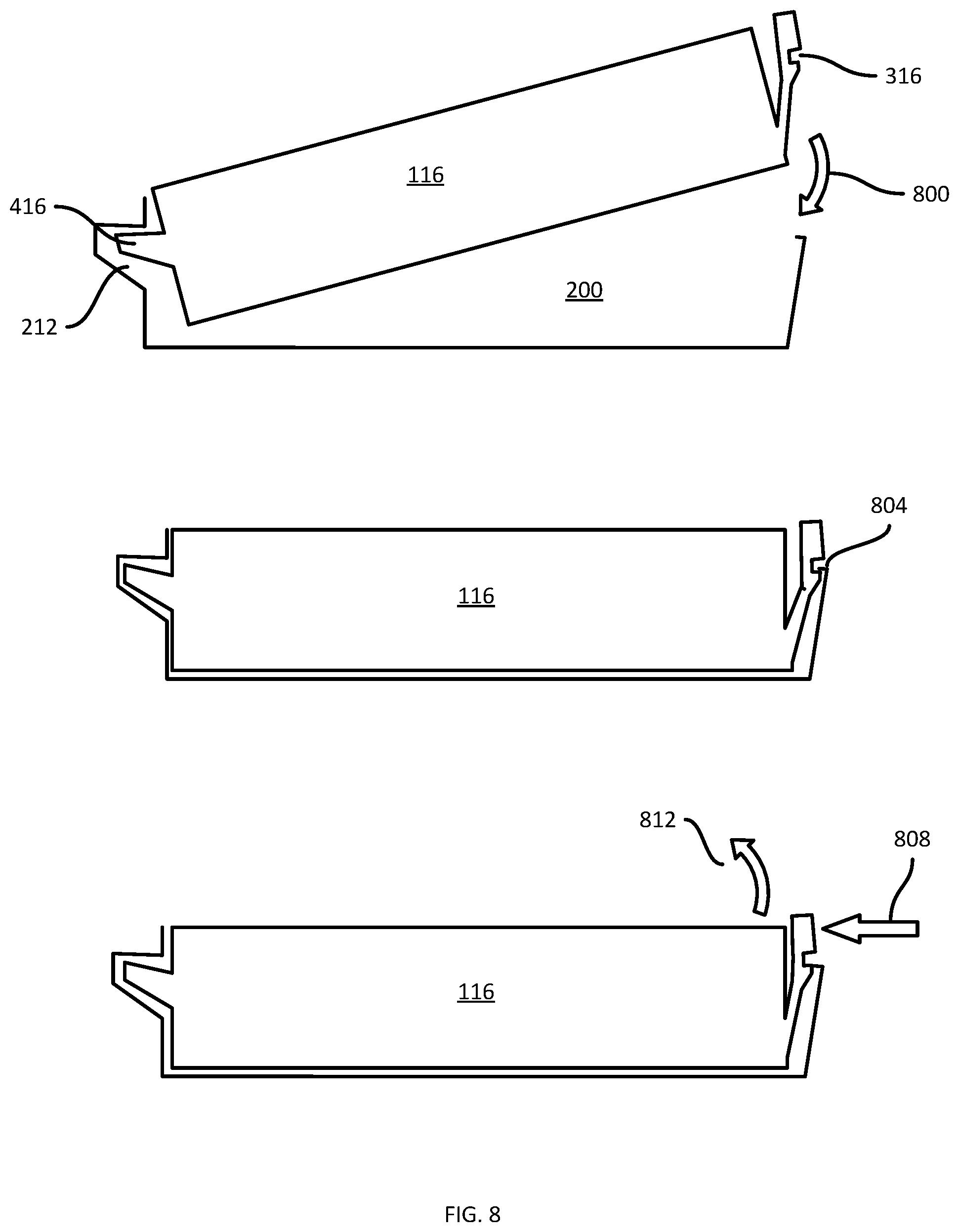 Patent US11824215 Figure 8 – Removable battery pack