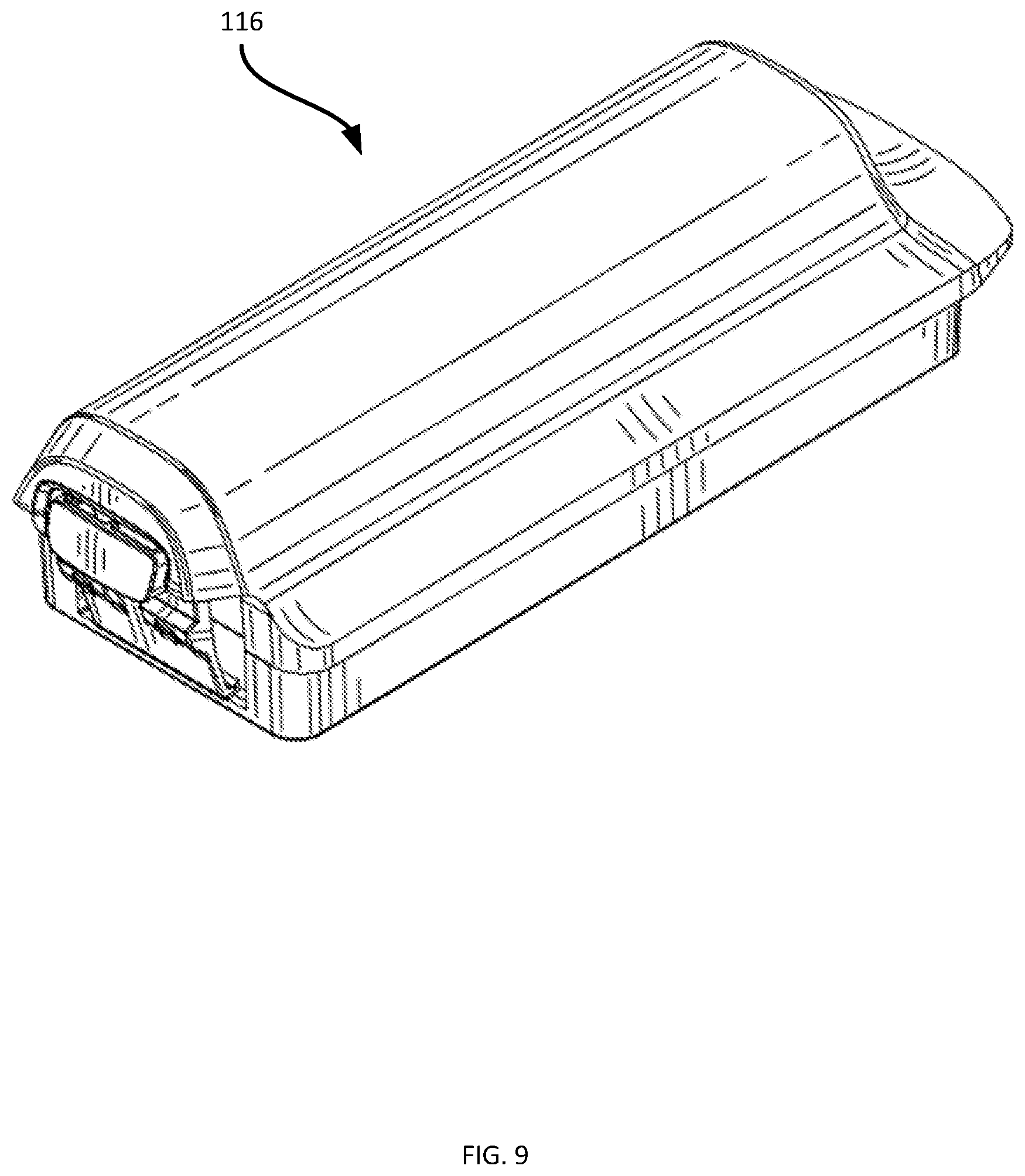 Patent US11824215 Figure 9 – Removable battery pack